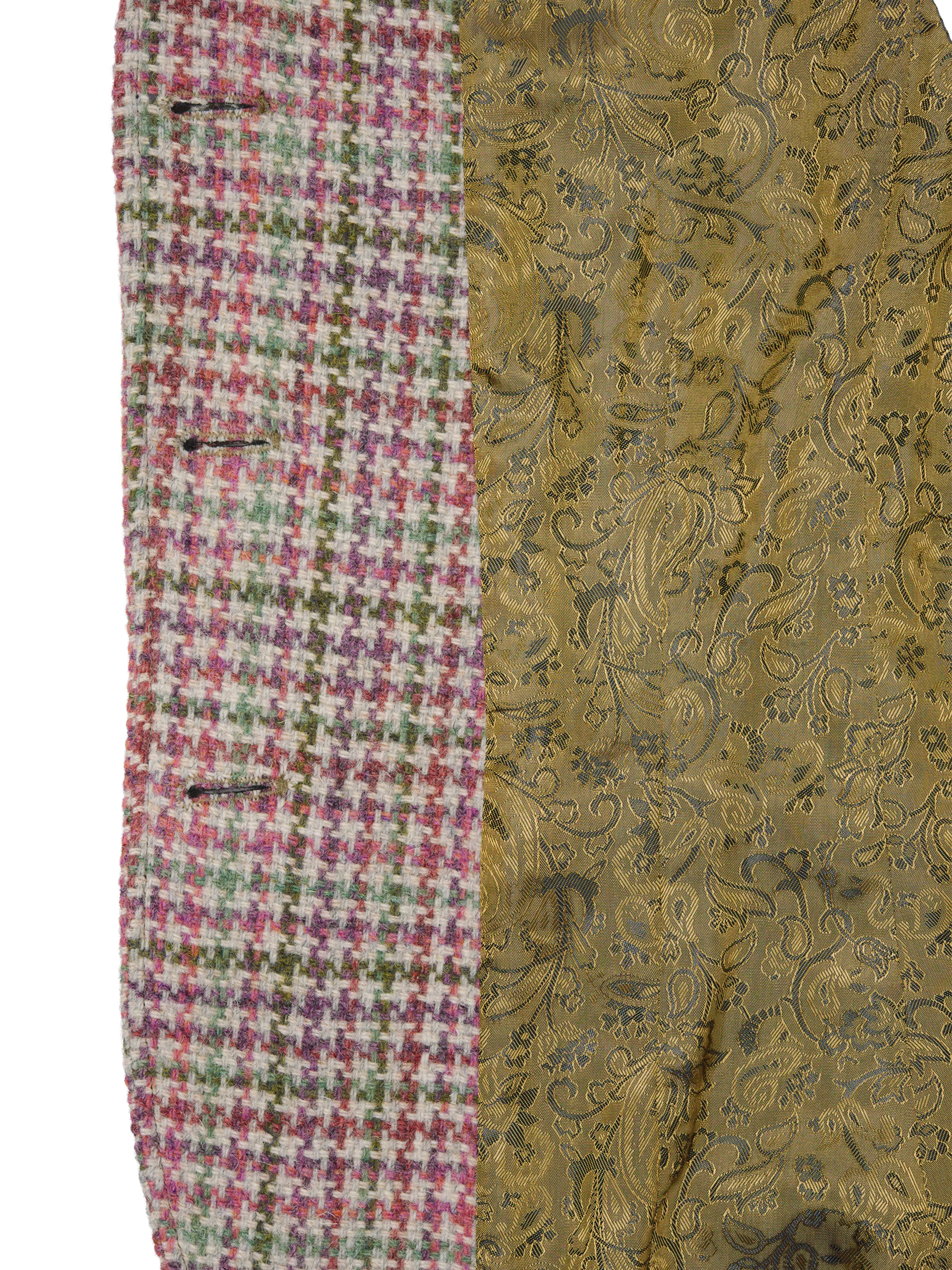 Harris Tweed Claire Jacket - Pink/Green Check - Image 8