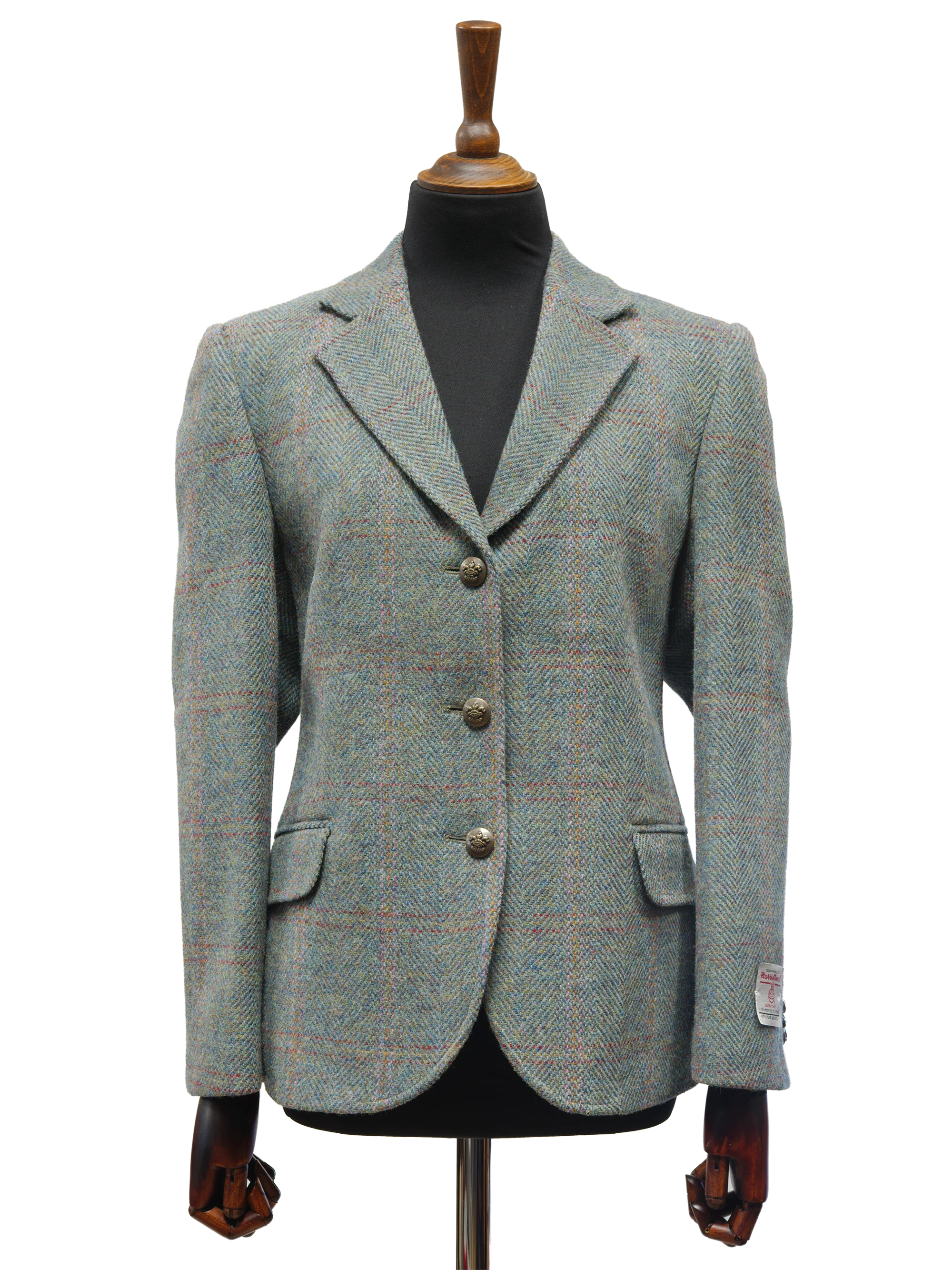 Harris Tweed Claire Jacket - Teal Check
