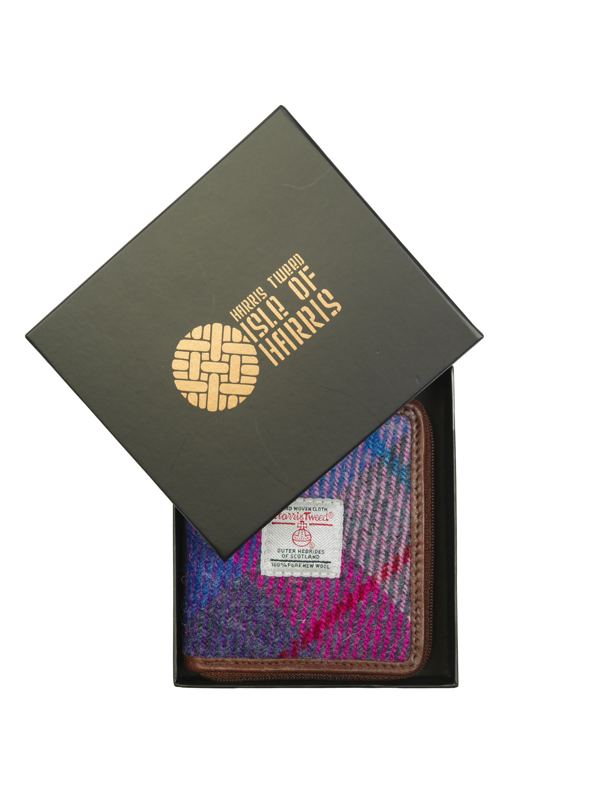 Harris Tweed Compact Zip Wallet - A0114 - Image 2