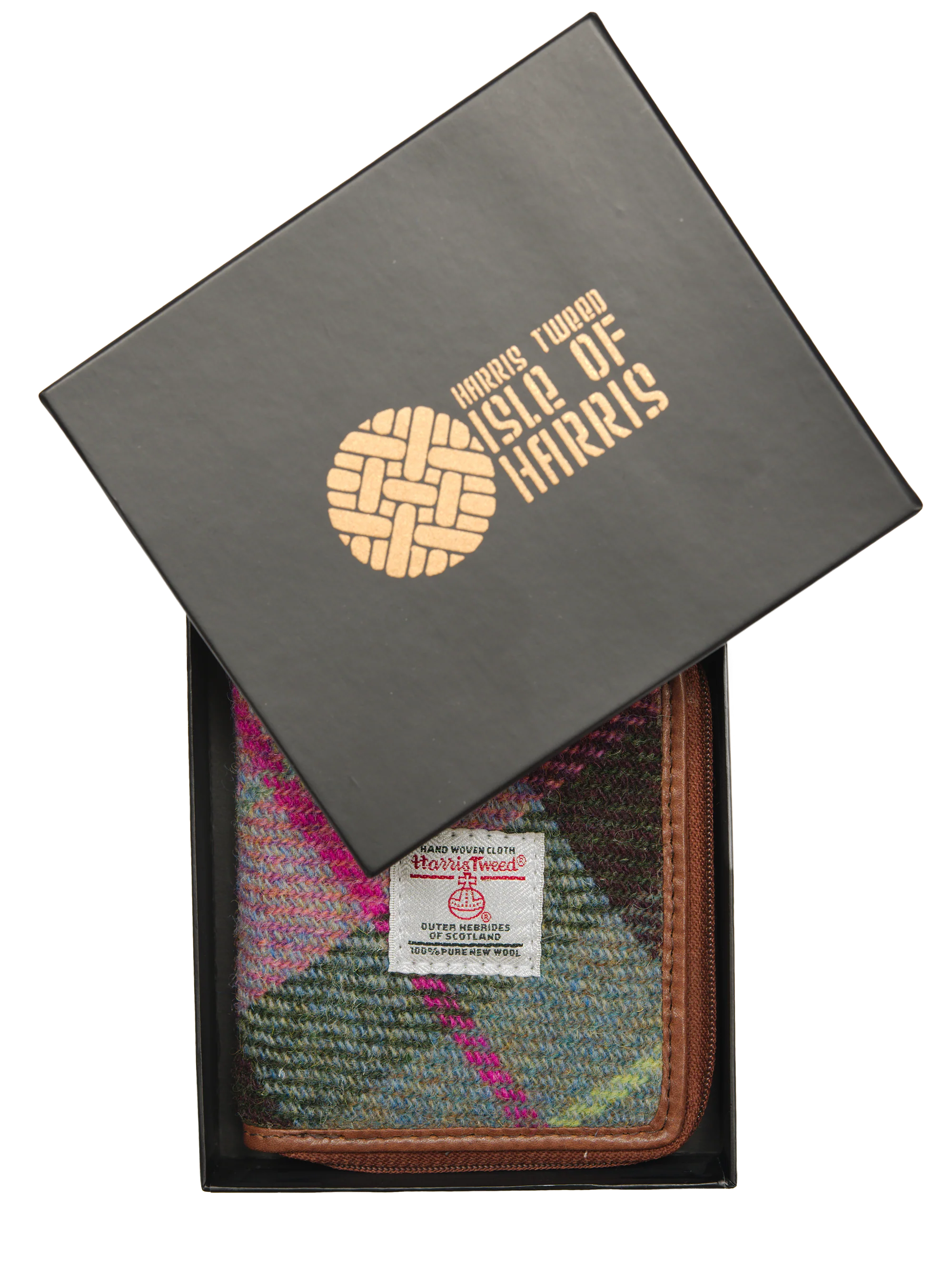 Harris Tweed Compact Zip Wallet - A0254 - Image 6