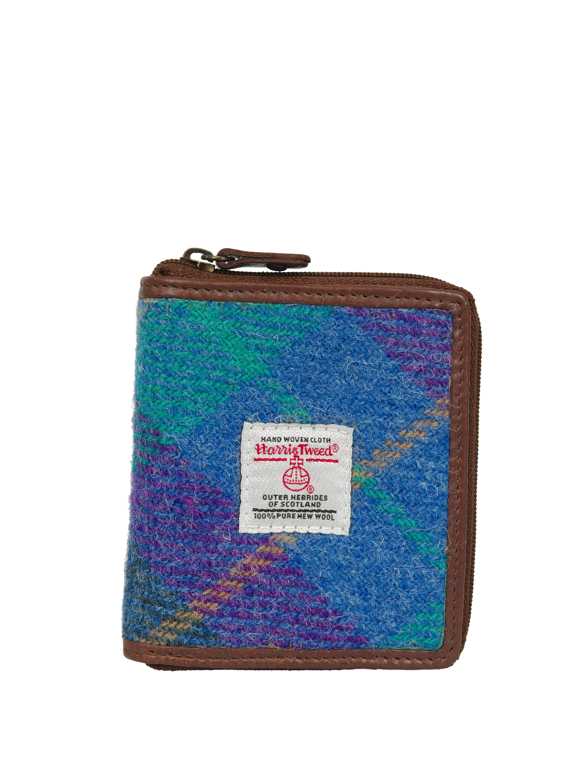 Harris Tweed Compact Zip Wallet - A085
