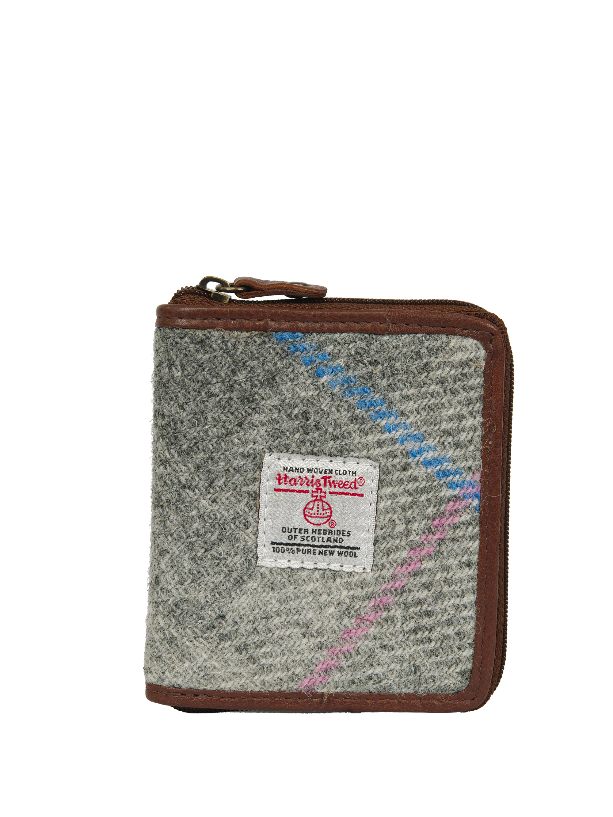 Harris Tweed Compact Zip Wallet - A095