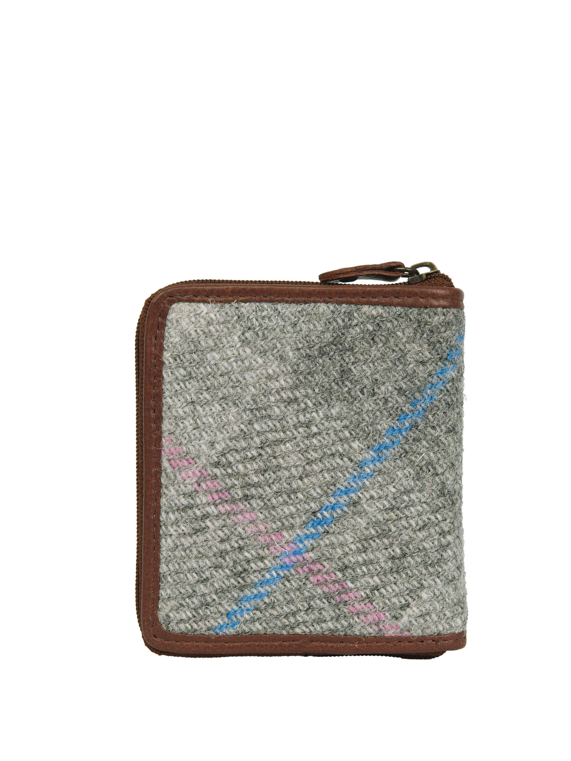 Harris Tweed Compact Zip Wallet - A095 - Image 6