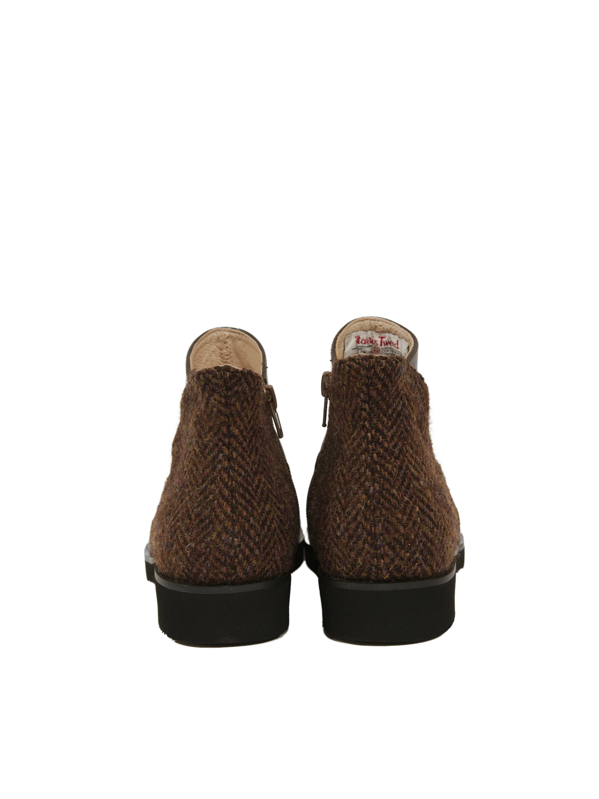 Harris Tweed Eilidh Boots - Coffee Herringbone - Image 4