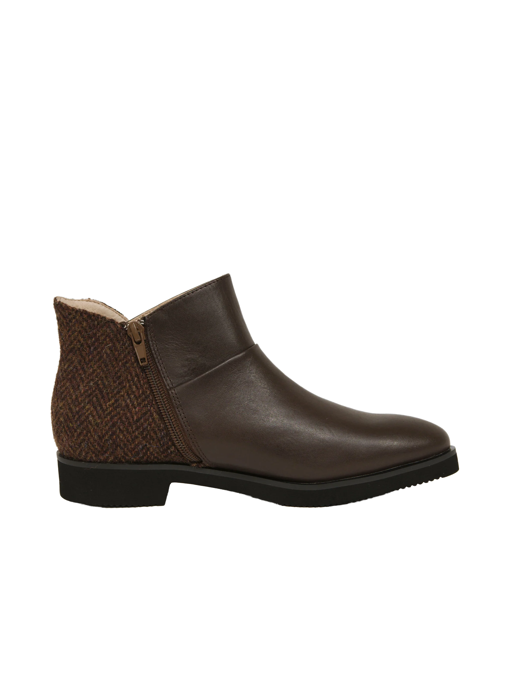 Harris Tweed Eilidh Boots - Coffee Herringbone - Image 5