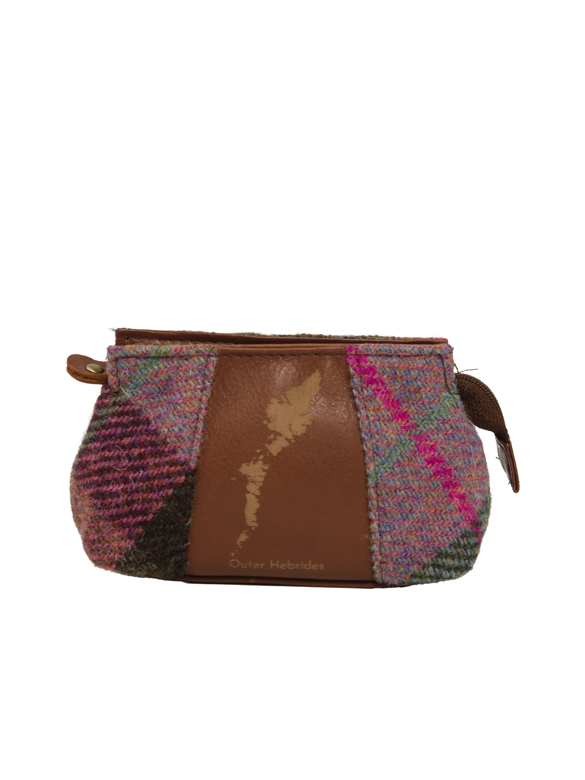 Harris Tweed Engraved Coin Purse - A0254