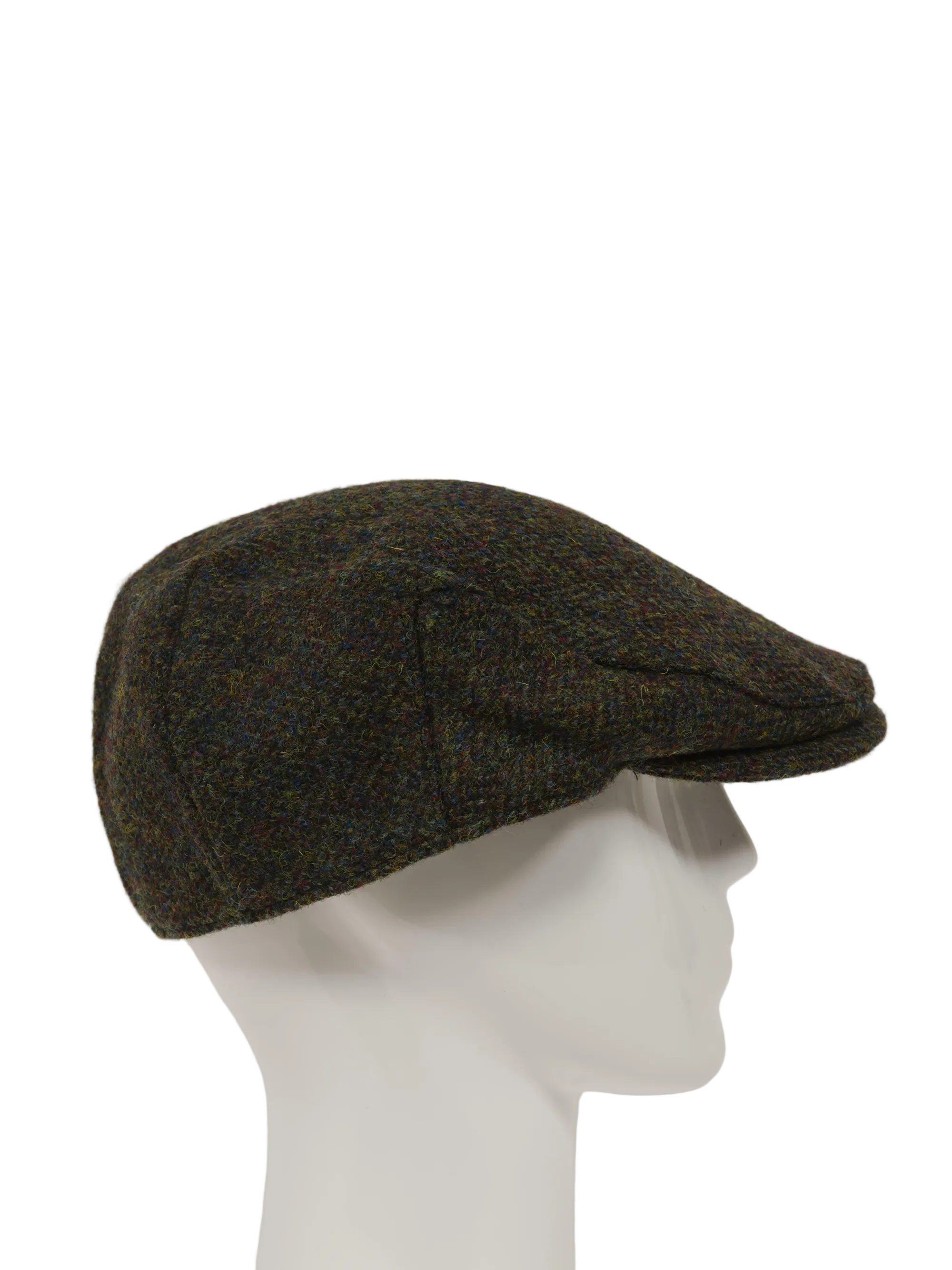 Harris Tweed Flat Cap - Forest Green HB (HH)