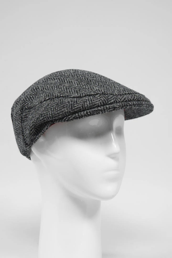 Harris Tweed Flat Cap - HB64 (PJ) - Image 3