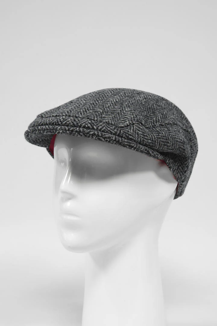Harris Tweed Flat Cap - HB64 (PJ) - Image 4