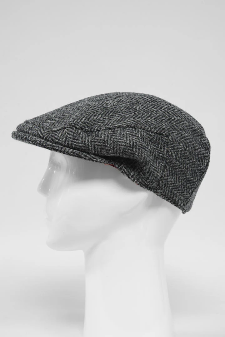 Harris Tweed Flat Cap - HB64 (PJ) - Image 5
