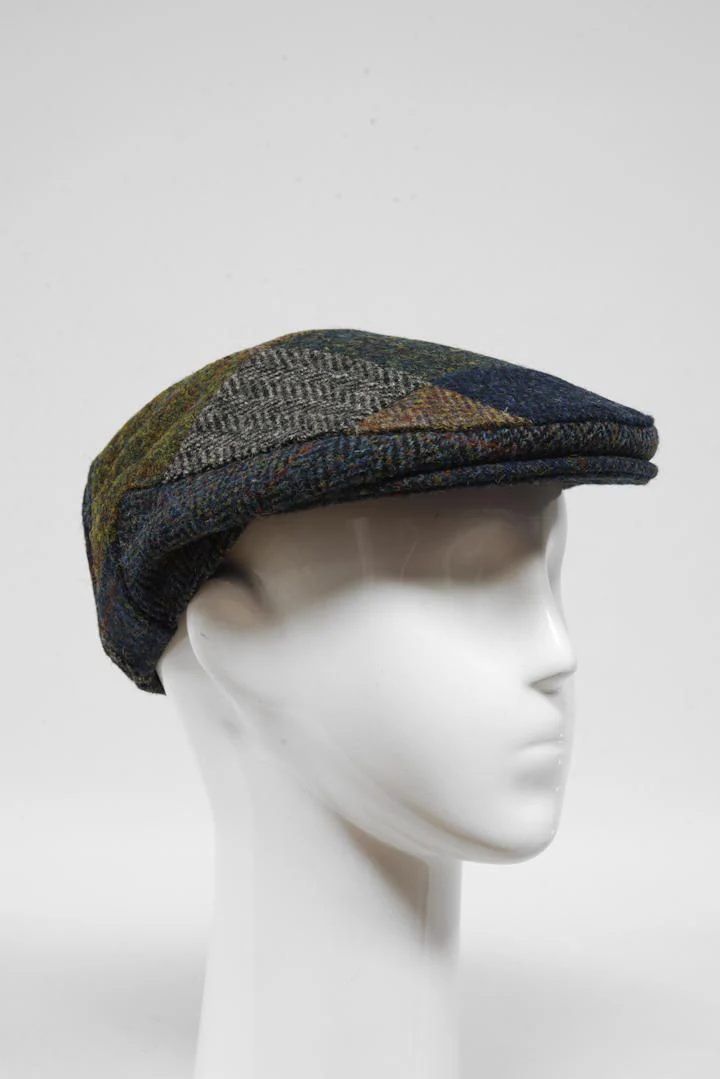 Harris Tweed Flat Cap - Patchwork (HW) - Image 2