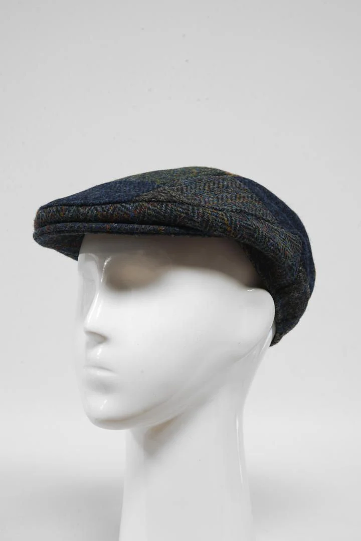 Harris Tweed Flat Cap - Patchwork (HW) - Image 3