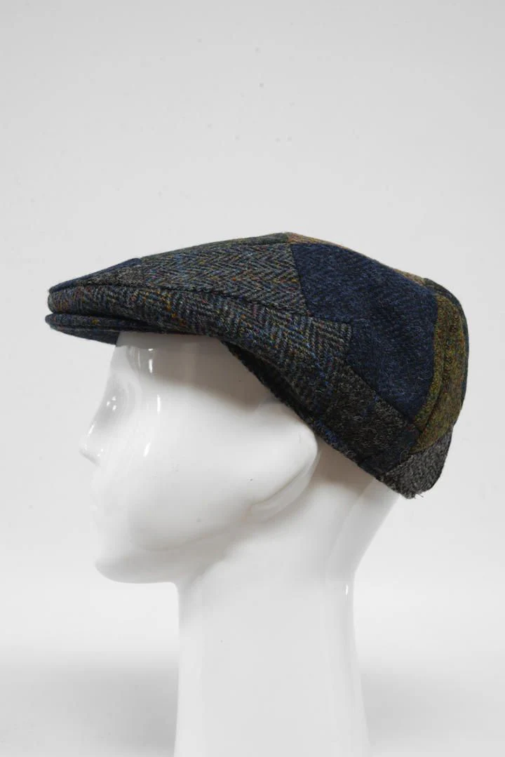 Harris Tweed Flat Cap - Patchwork (HW) - Image 4