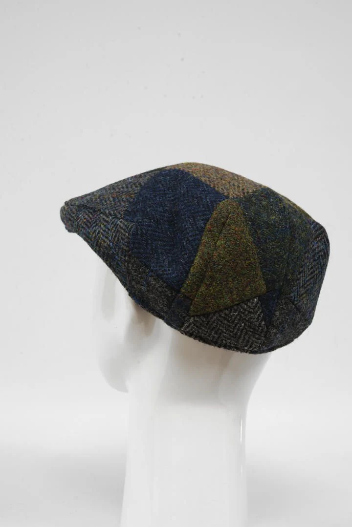 Harris Tweed Flat Cap - Patchwork (HW) - Image 5