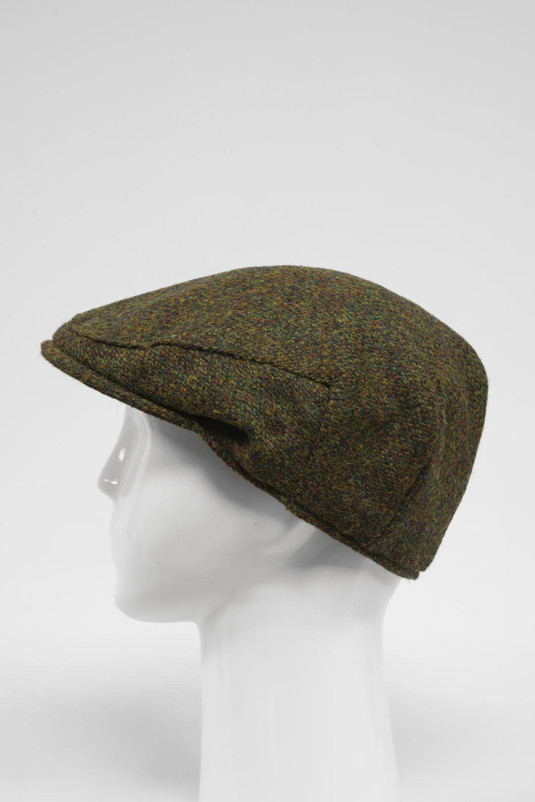 Harris Tweed Flat Cap Woodland - Green (HW) - Image 2