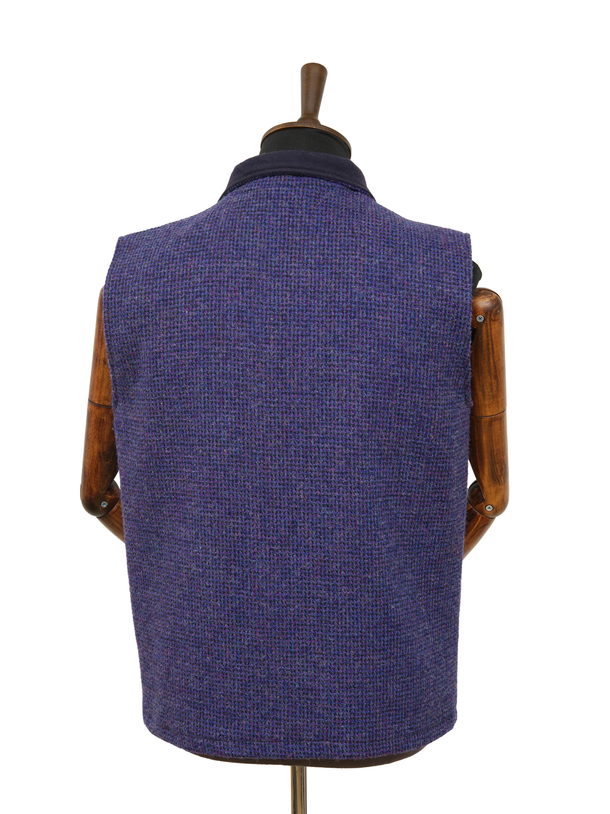 Harris Tweed Gilet - Violet - Image 3