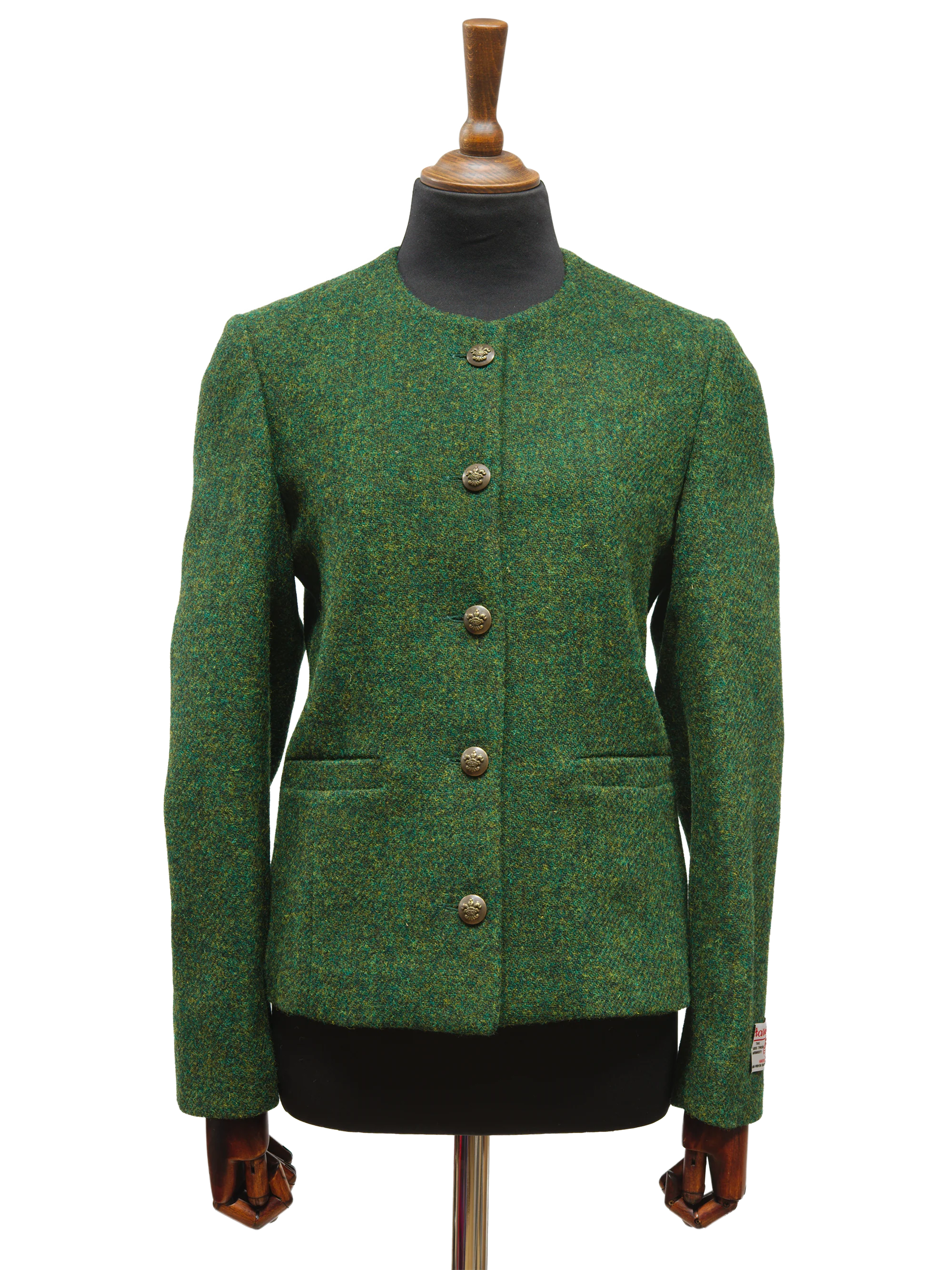 Harris Tweed Grace Jacket - Bottle Green