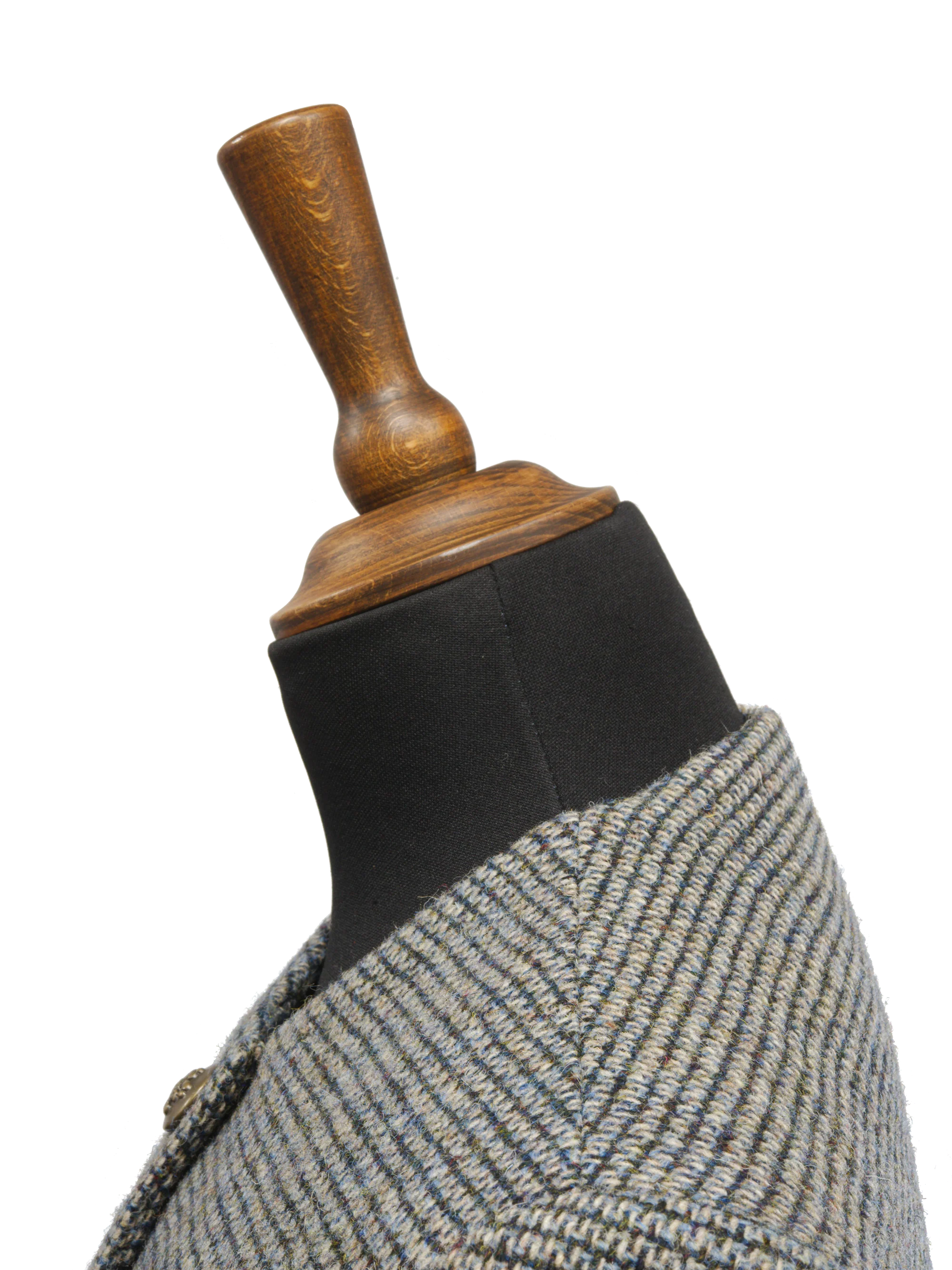 Harris Tweed Grace Jacket - Duck Egg Blue Weave - Image 5