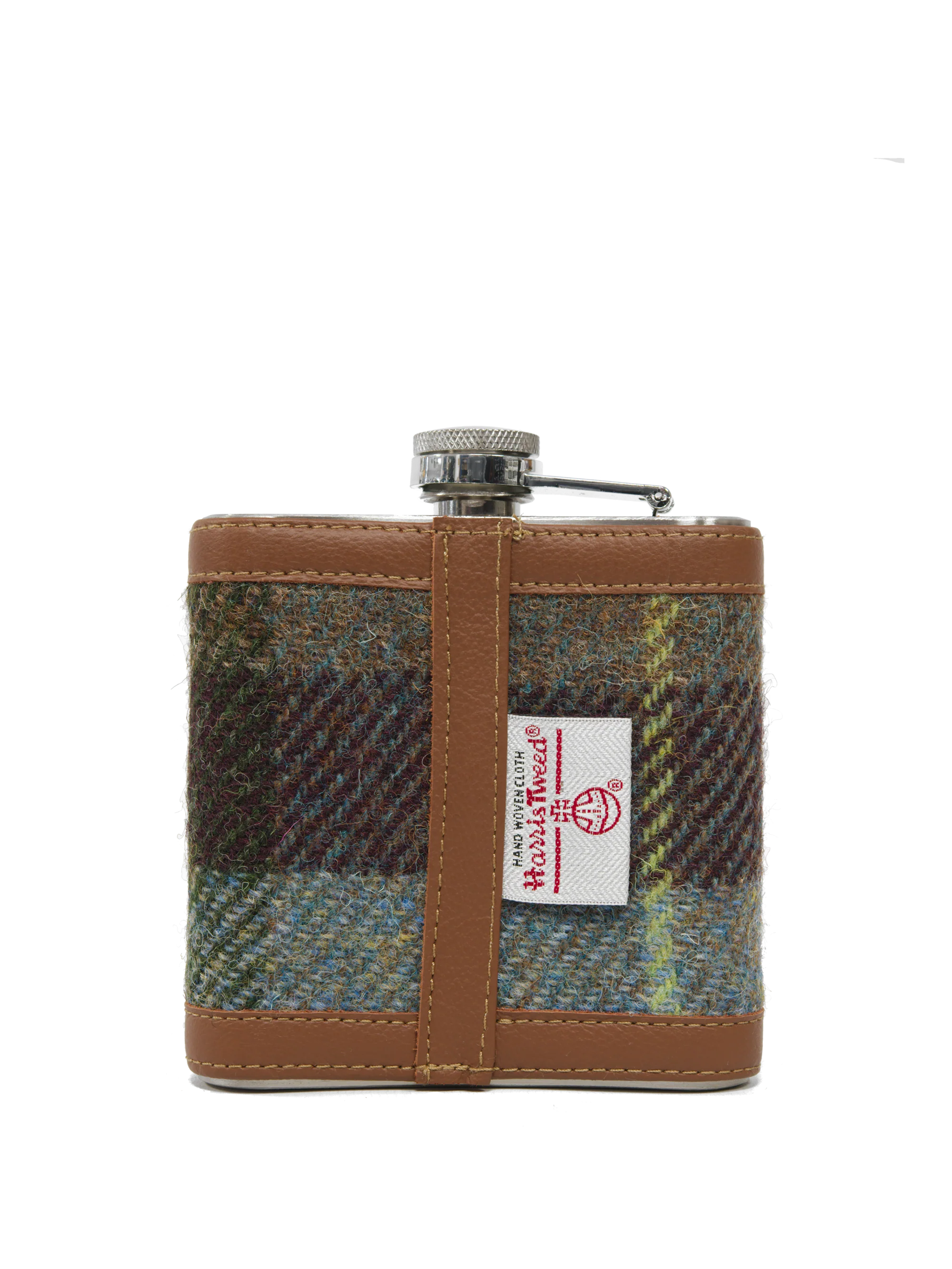 Harris Tweed Hip Flask - A0254 - Image 2