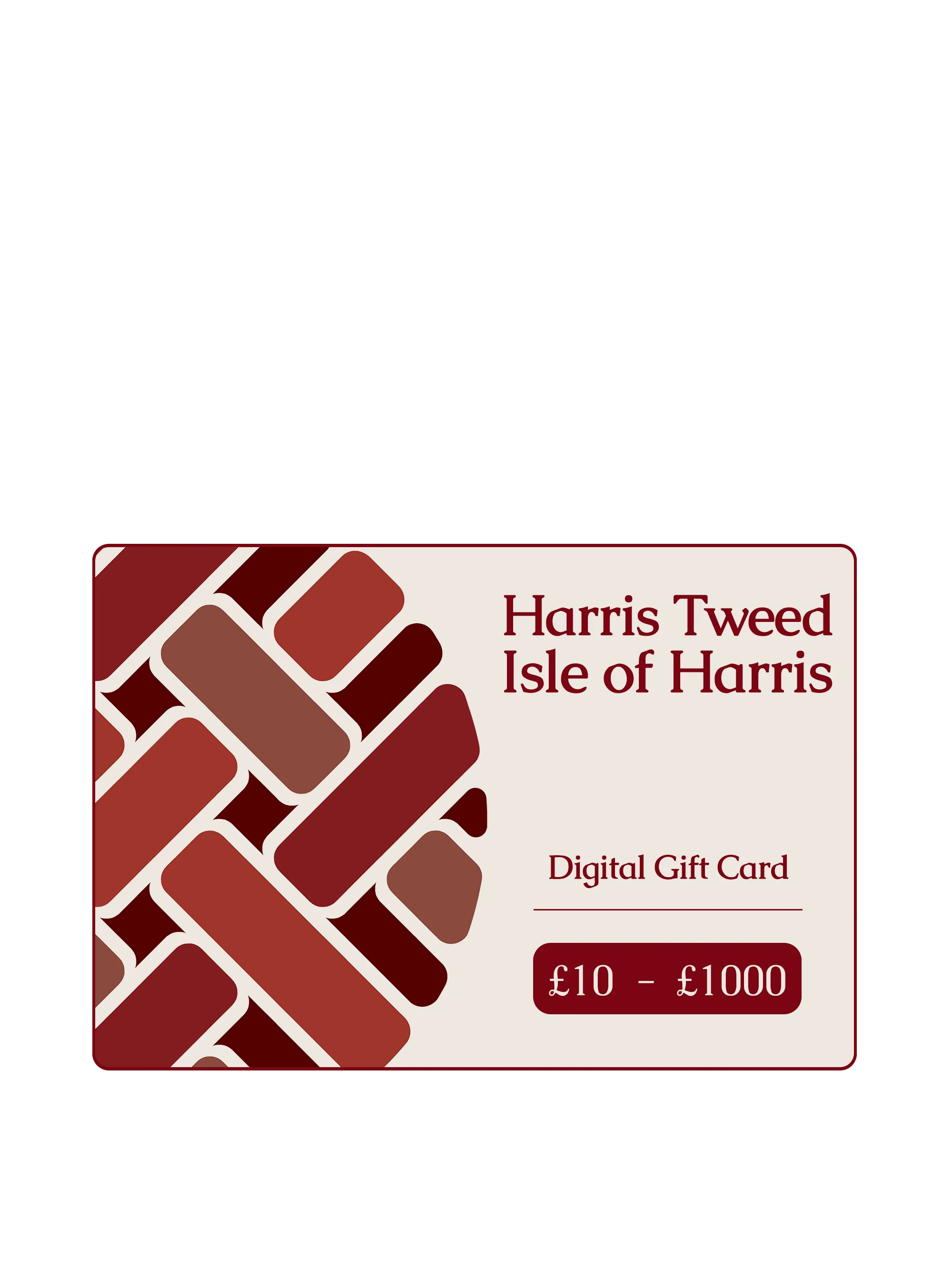 Harris Tweed Isle of Harris Gift Card