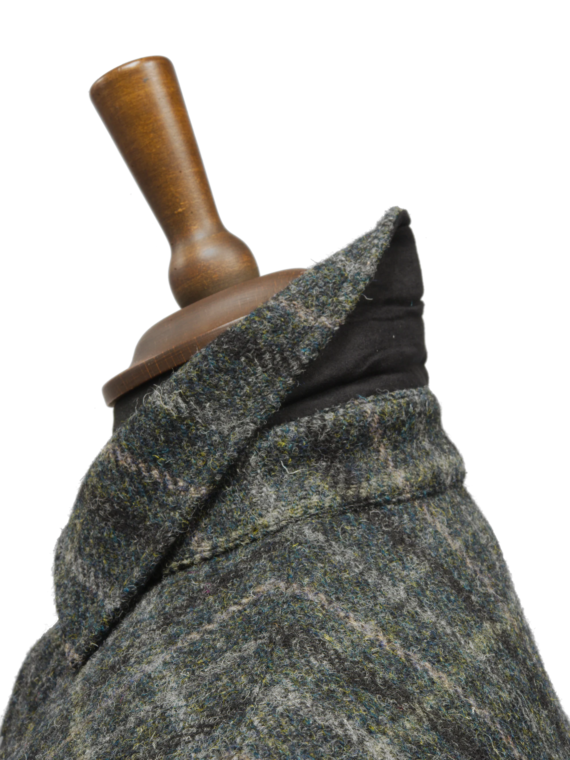 Harris Tweed Jack Overshirt - Grey Mix Multi - Image 4
