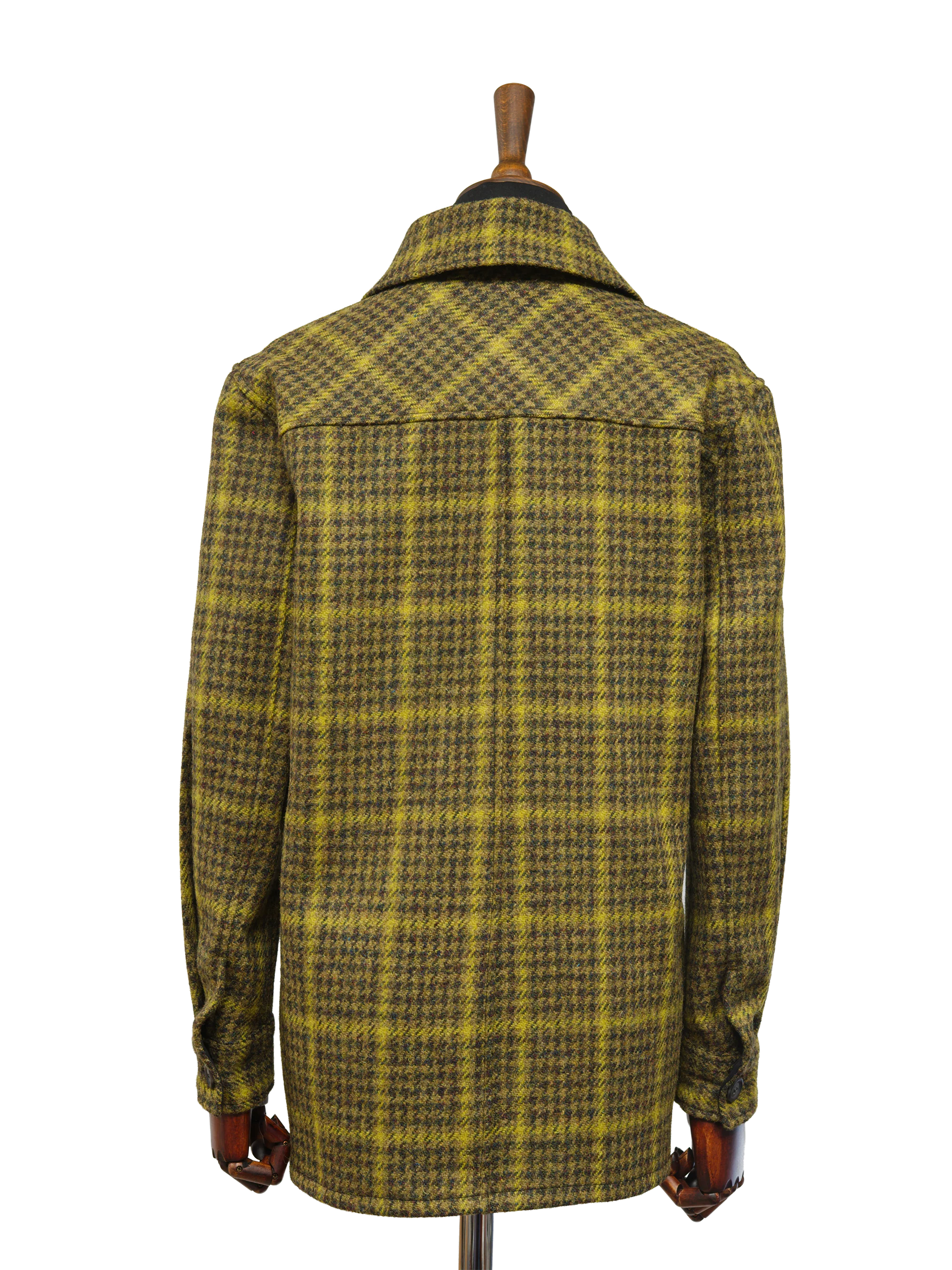 Harris Tweed Jackie Overshirt - Mustard Houndstooth w/OC - Image 3