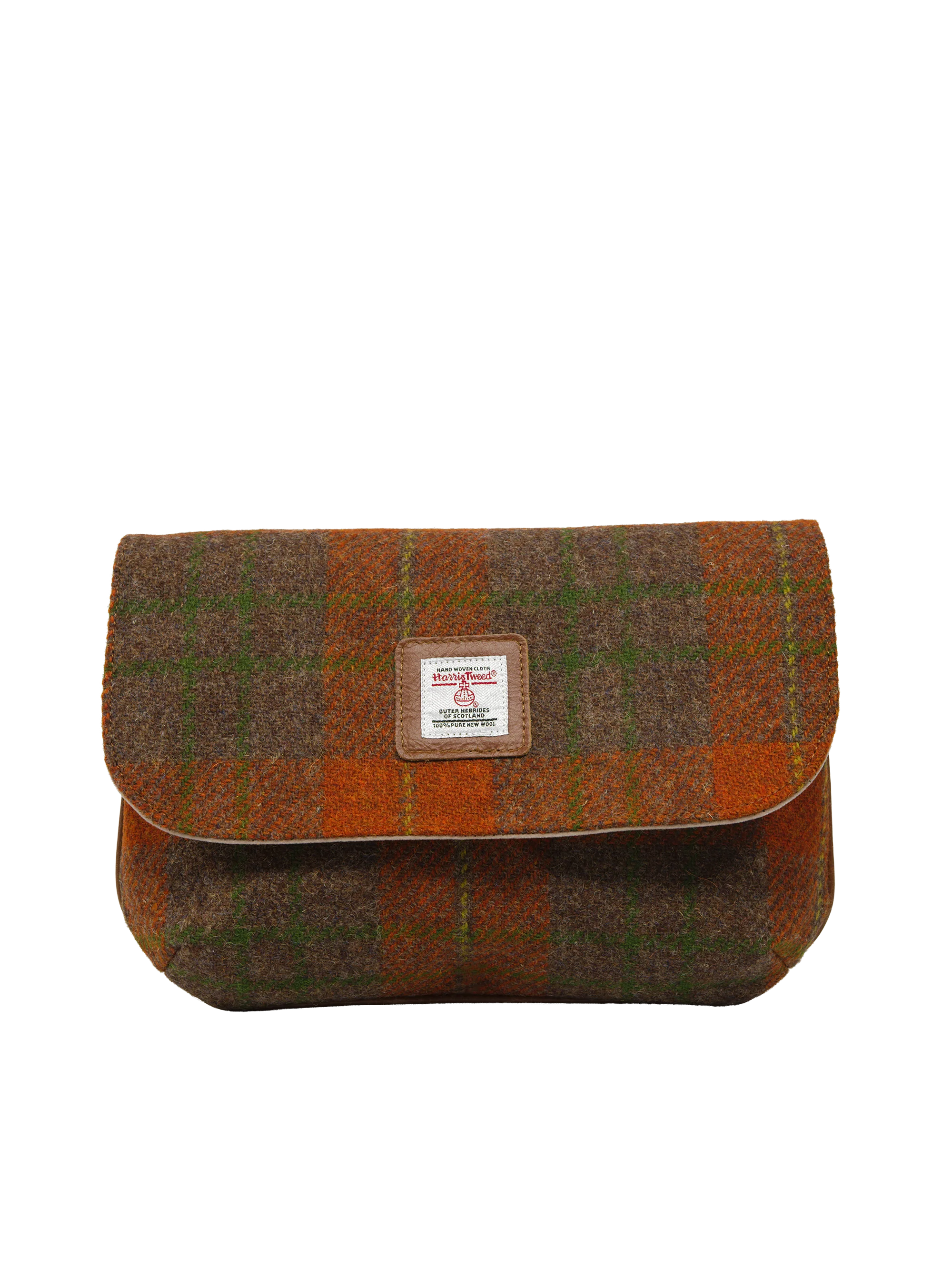Harris Tweed Katie Bag - A0124 (Tan Leather) - Image 2