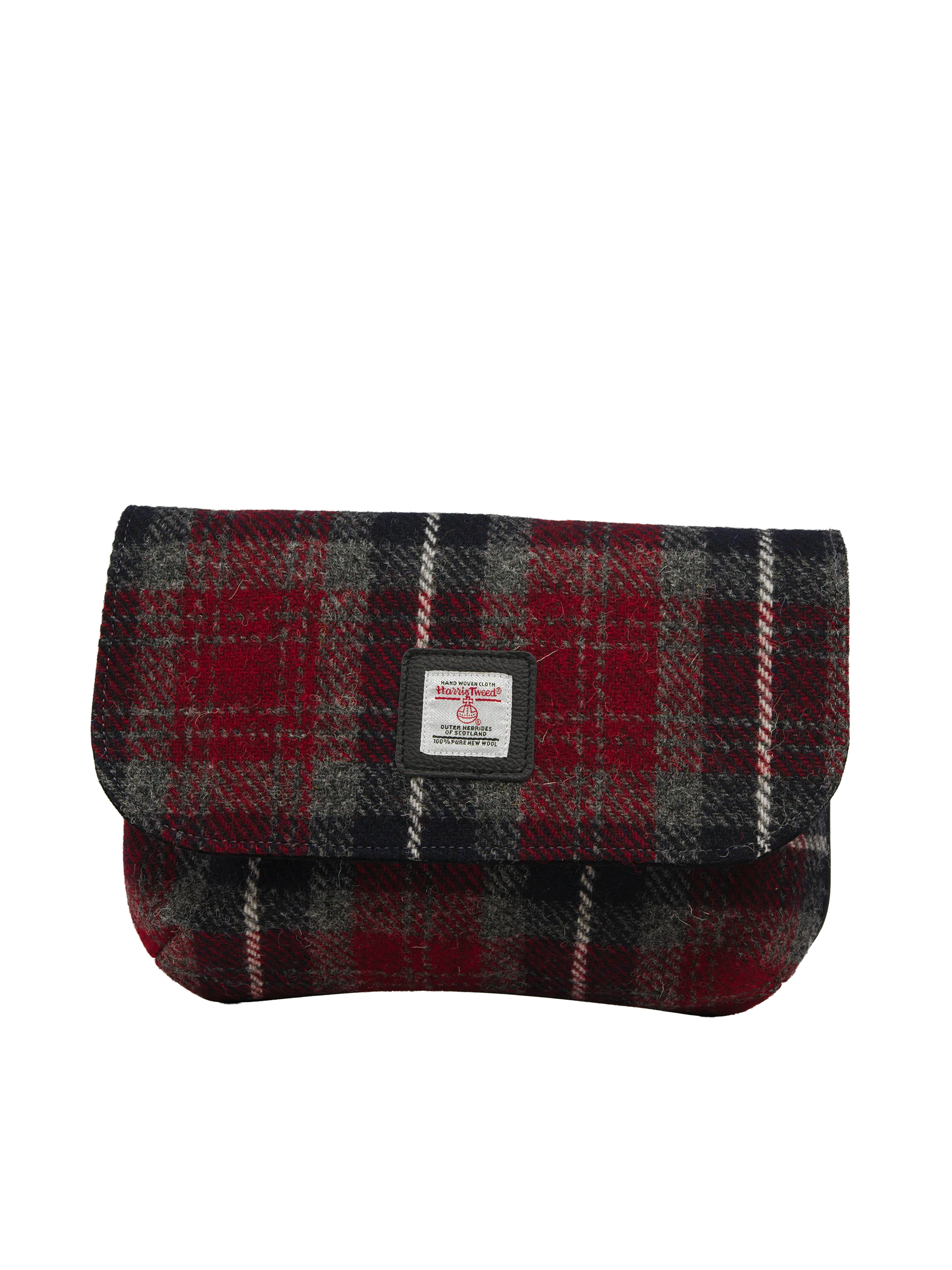 Harris Tweed Katie Bag - A0214 (Black Leather) - Image 2