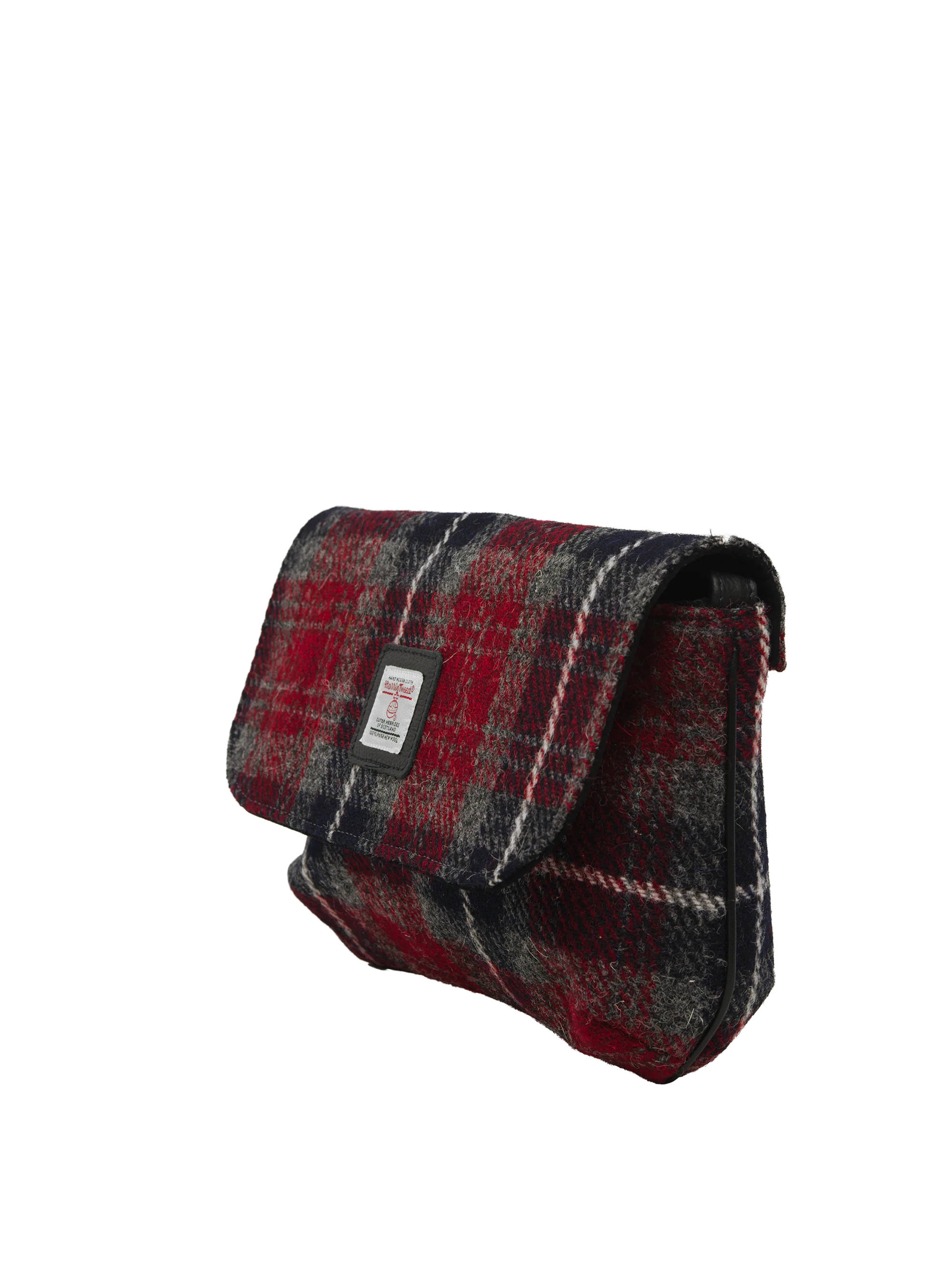 Harris Tweed Katie Bag - A0214 (Black Leather) - Image 3