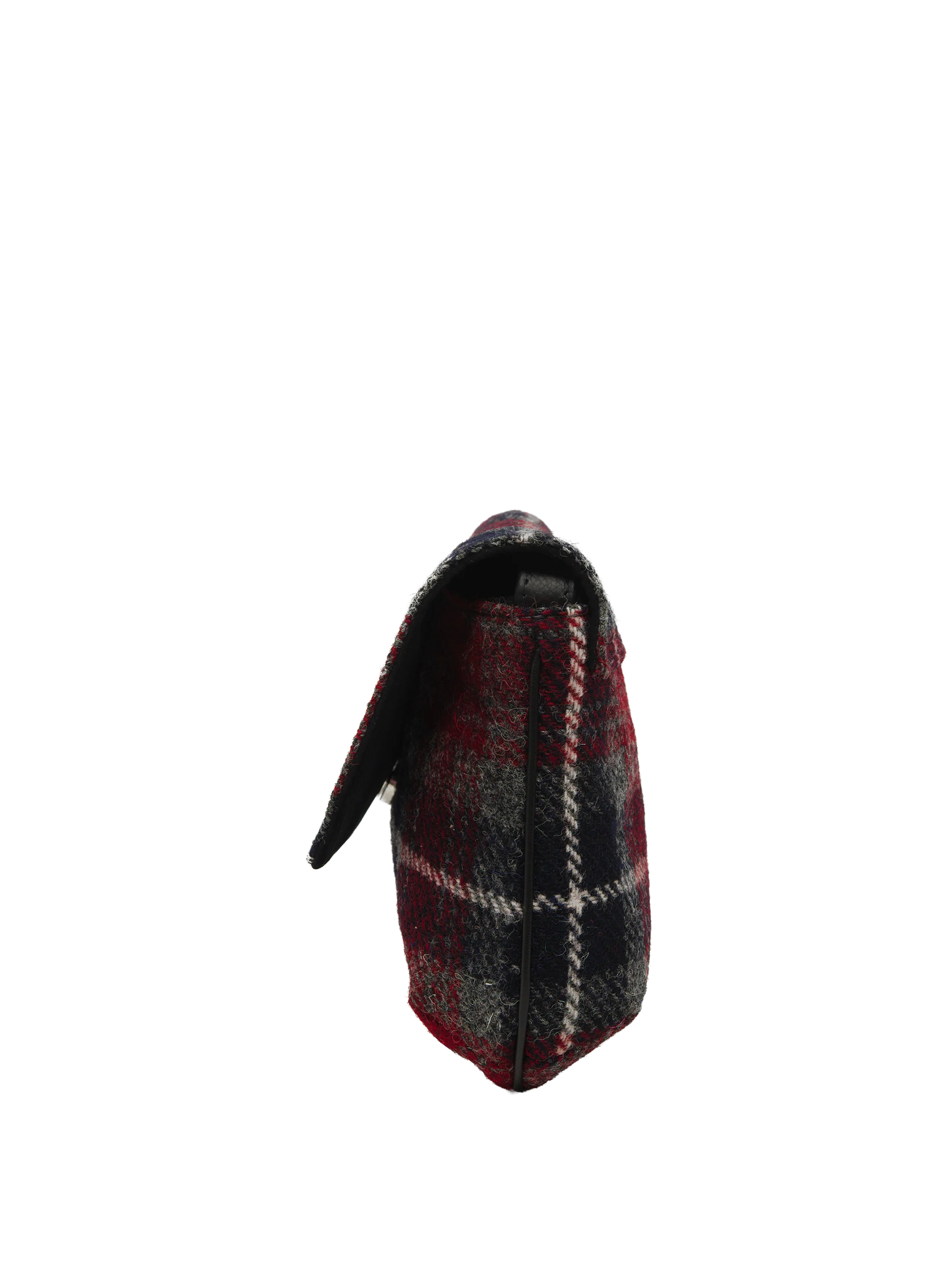 Harris Tweed Katie Bag - A0214 (Black Leather) - Image 4