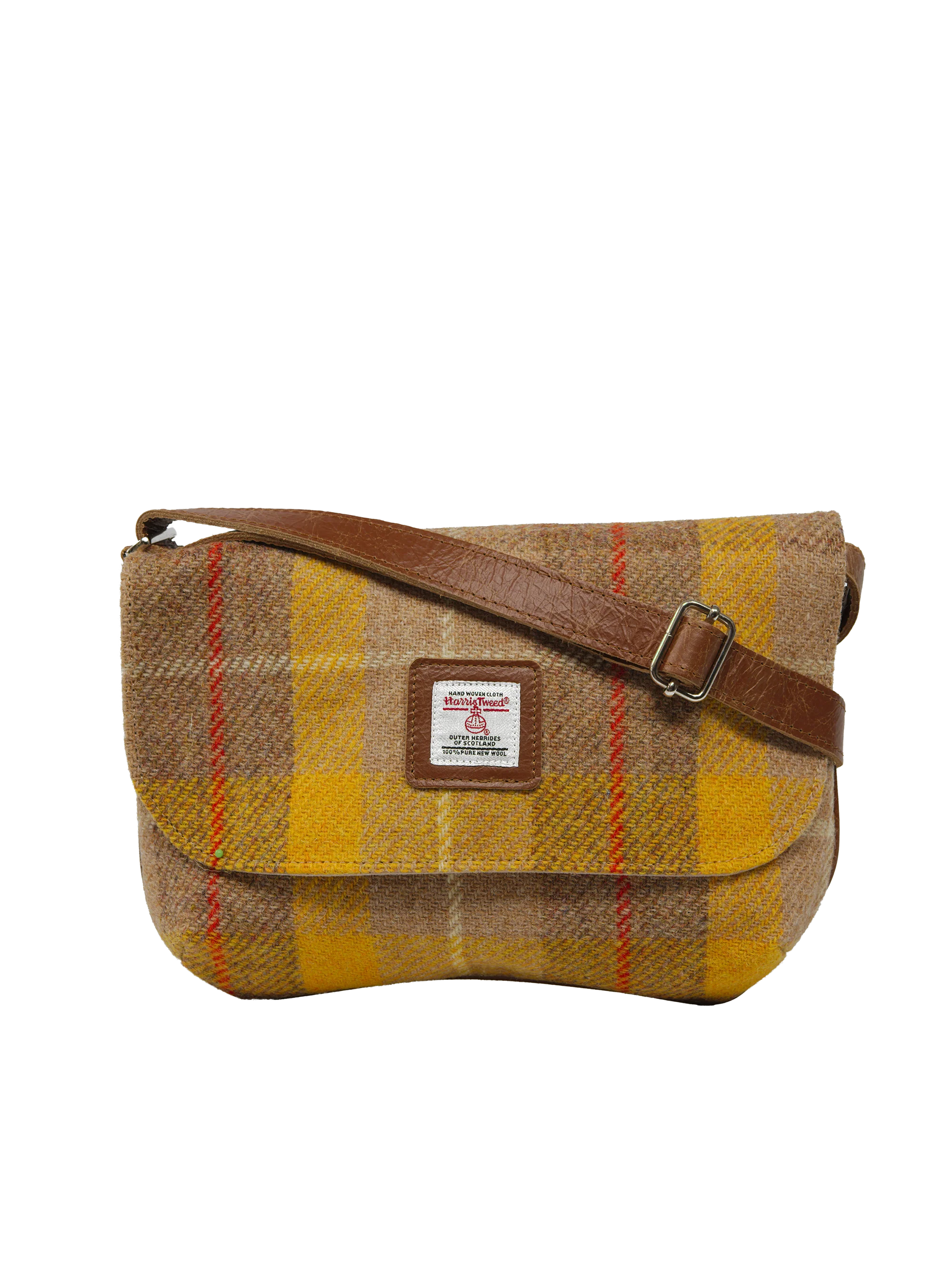 Harris Tweed Katie Bag - A0230 (Tan Leather)