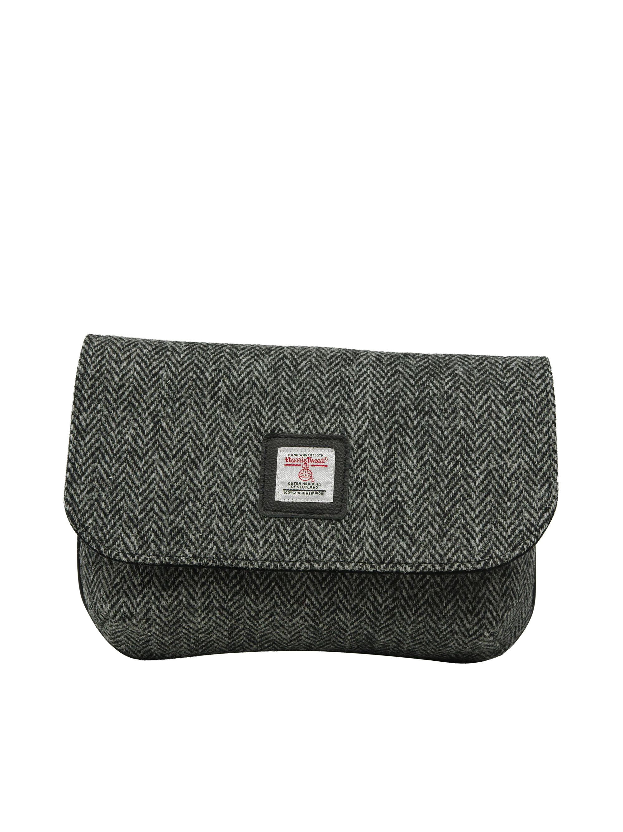 Harris Tweed Katie Bag - HB64 (Black Leather) - Image 2