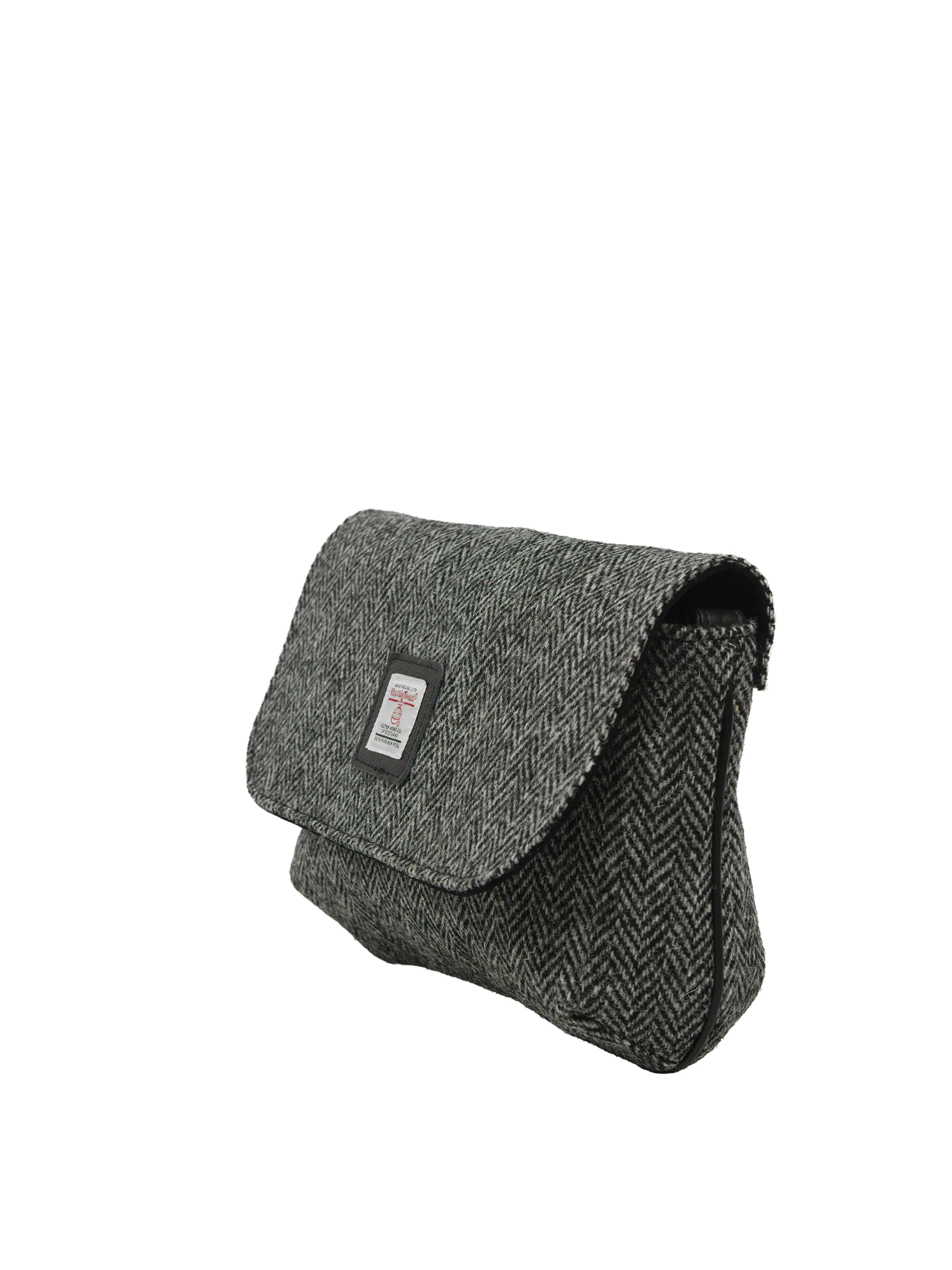 Harris Tweed Katie Bag - HB64 (Black Leather) - Image 3