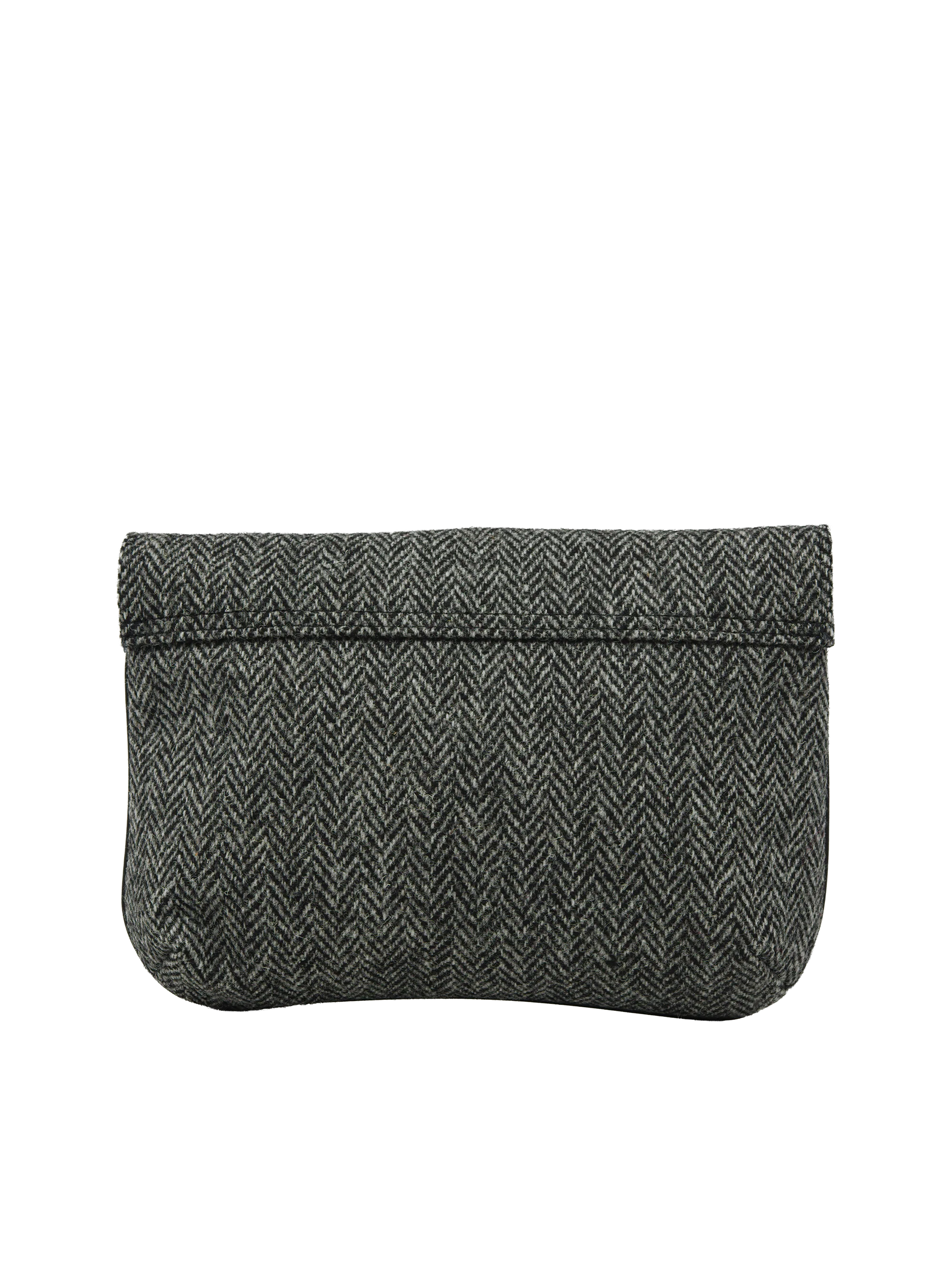 Harris Tweed Katie Bag - HB64 (Black Leather) - Image 5