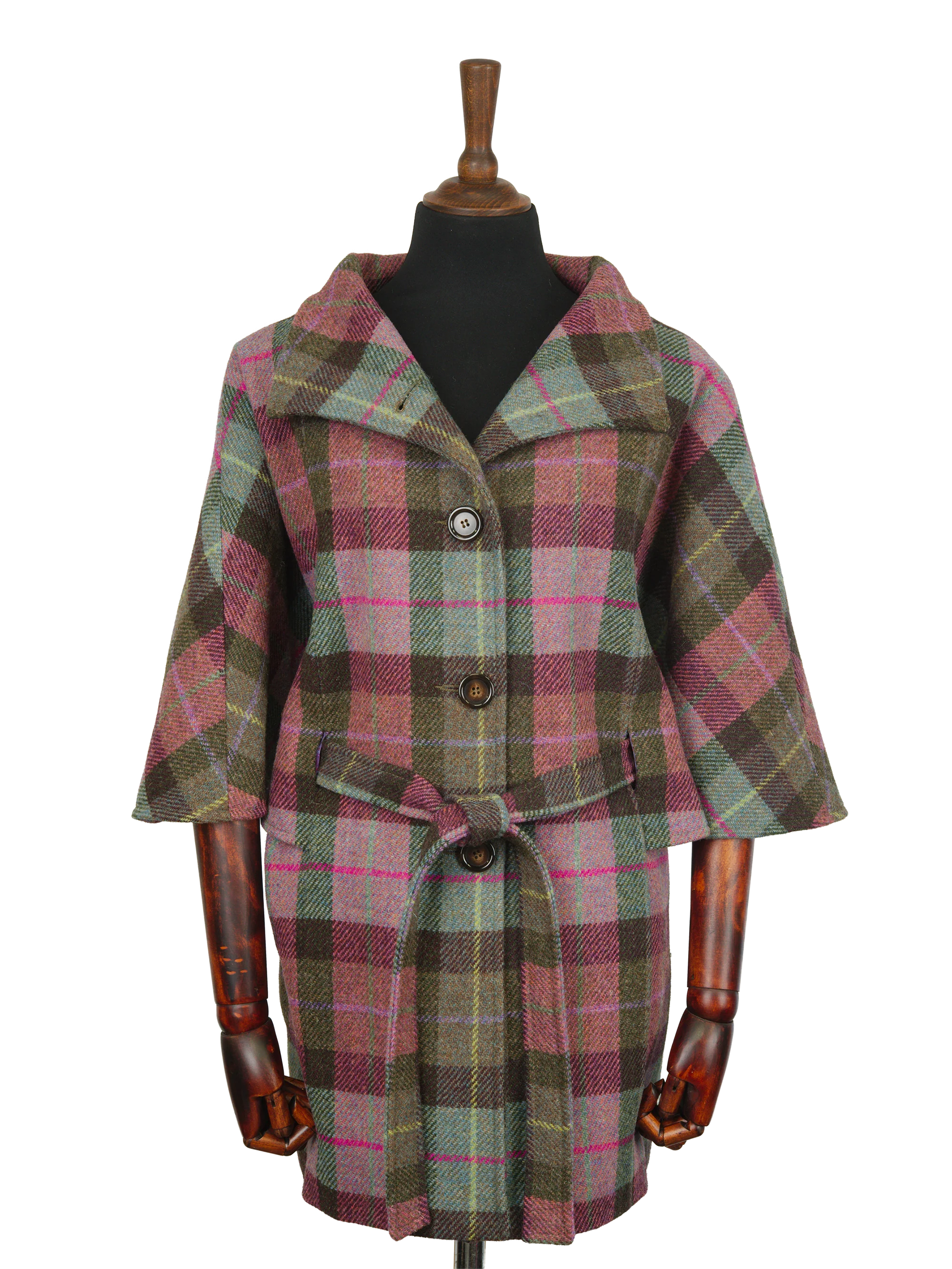 Harris Tweed Ladies Belted Cape - A0254