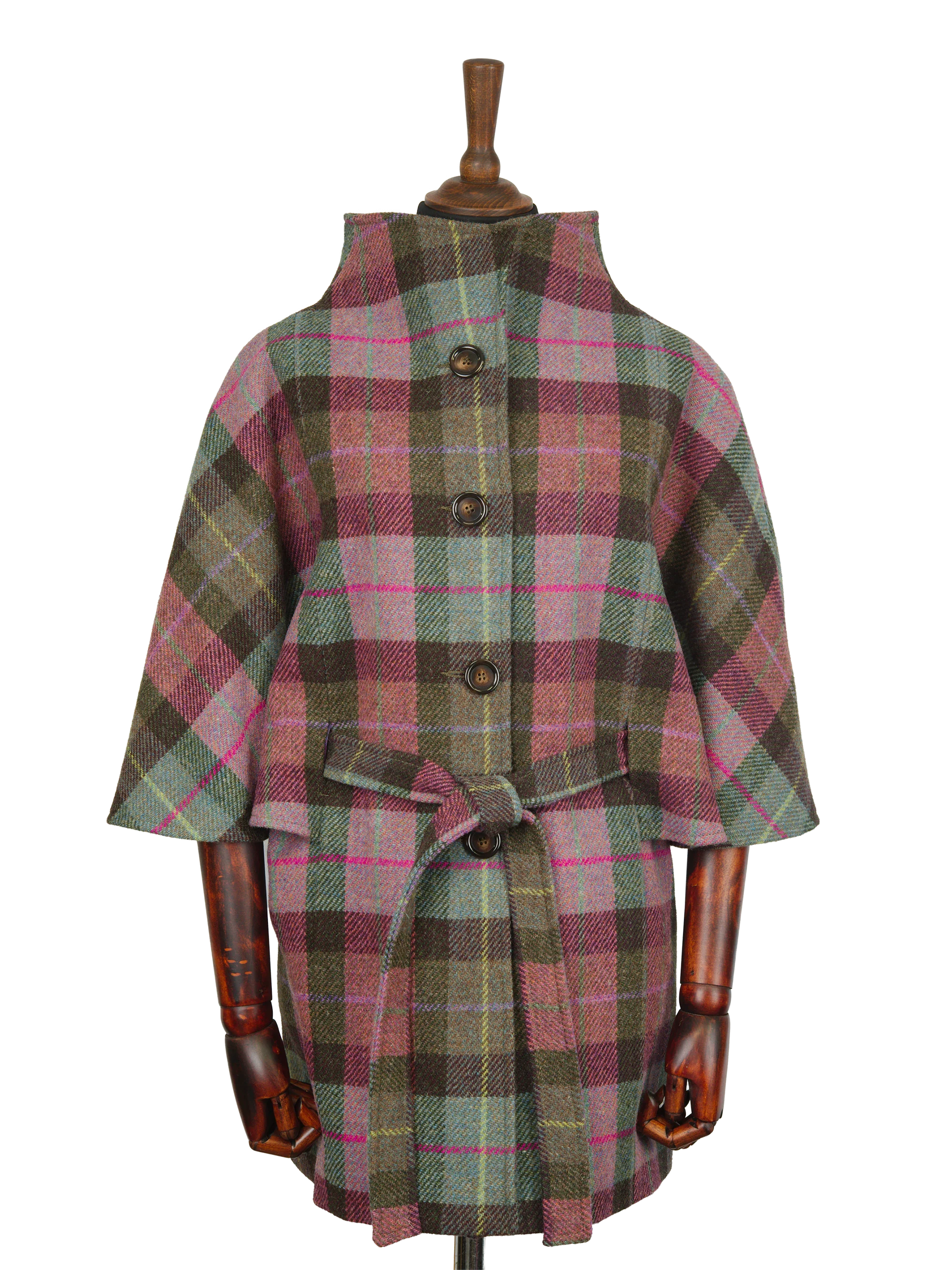 Harris Tweed Ladies Belted Cape - A0254 - Image 2