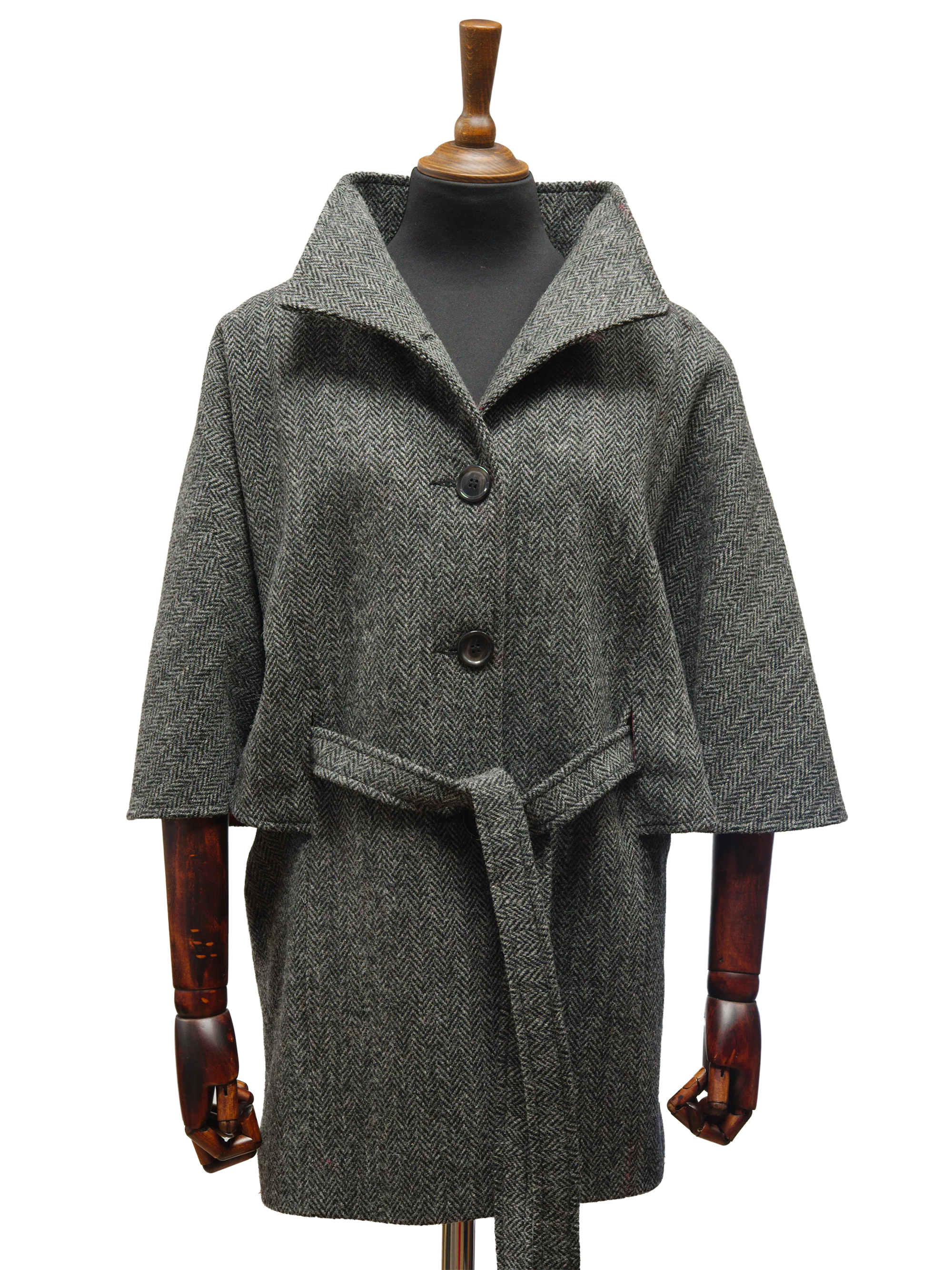 Harris Tweed Ladies Belted Cape - HB64
