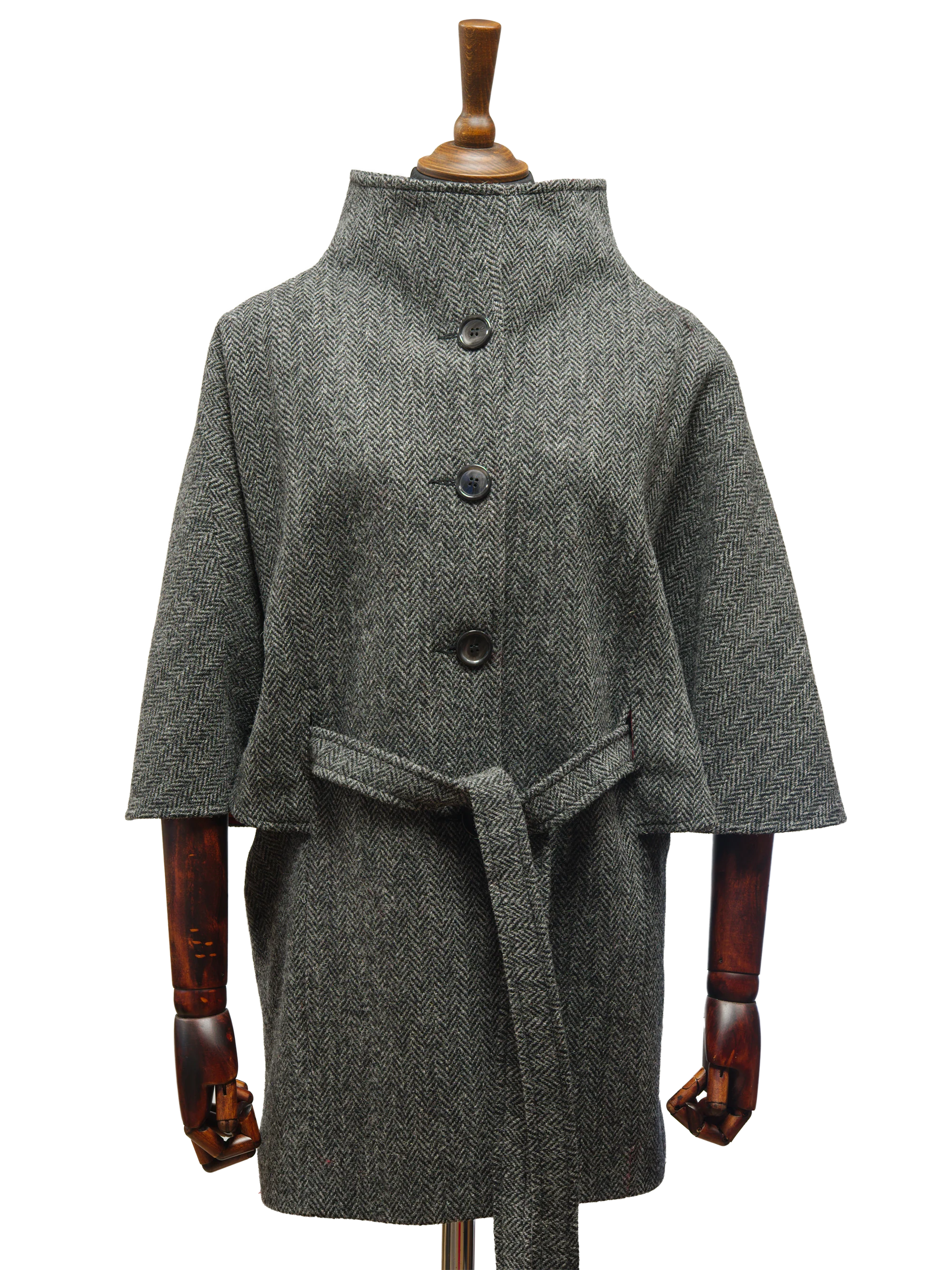 Harris Tweed Ladies Belted Cape - HB64 - Image 2
