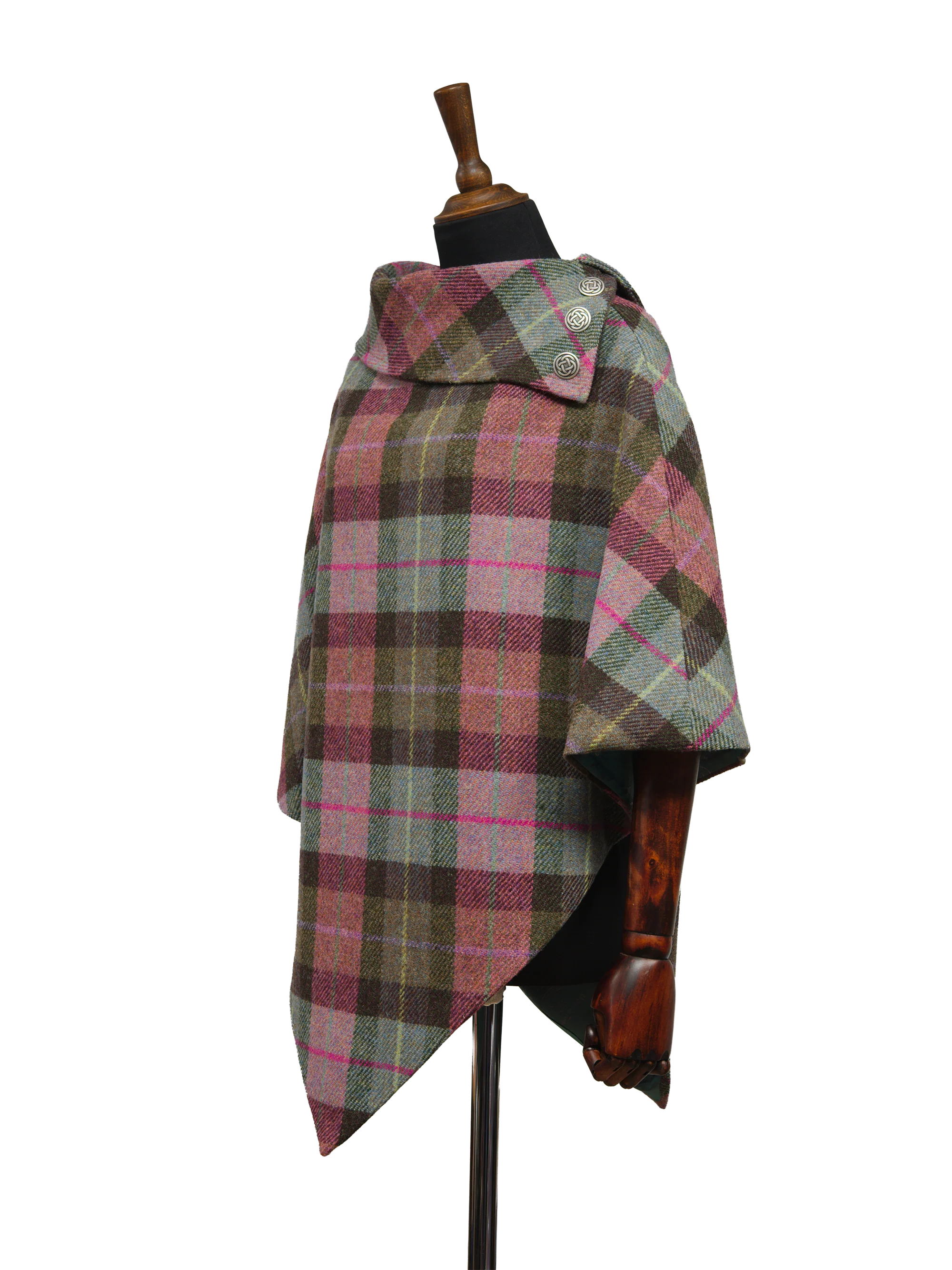 Harris Tweed Ladies Celtic Cape - A0254 - Image 3