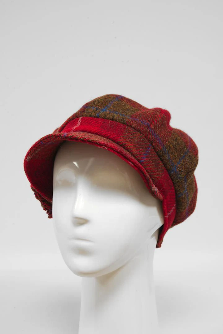 Harris Tweed Ladies Flower Hat (HW) - A001 - Image 3