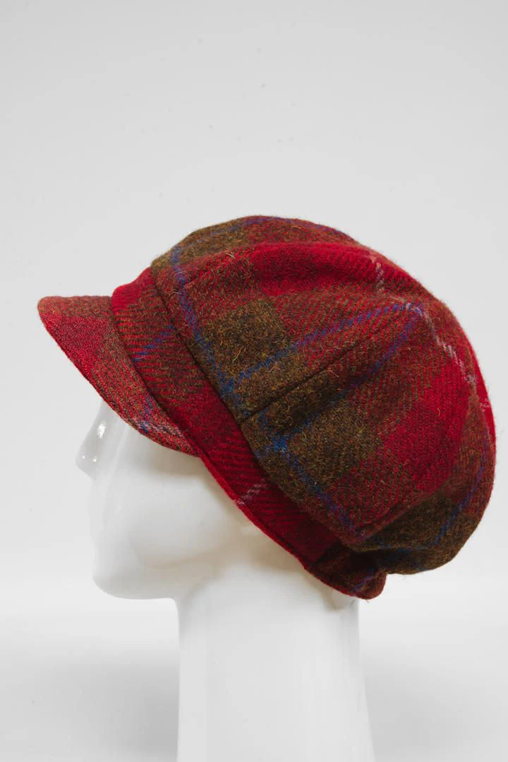 Harris Tweed Ladies Flower Hat (HW) - A001 - Image 4