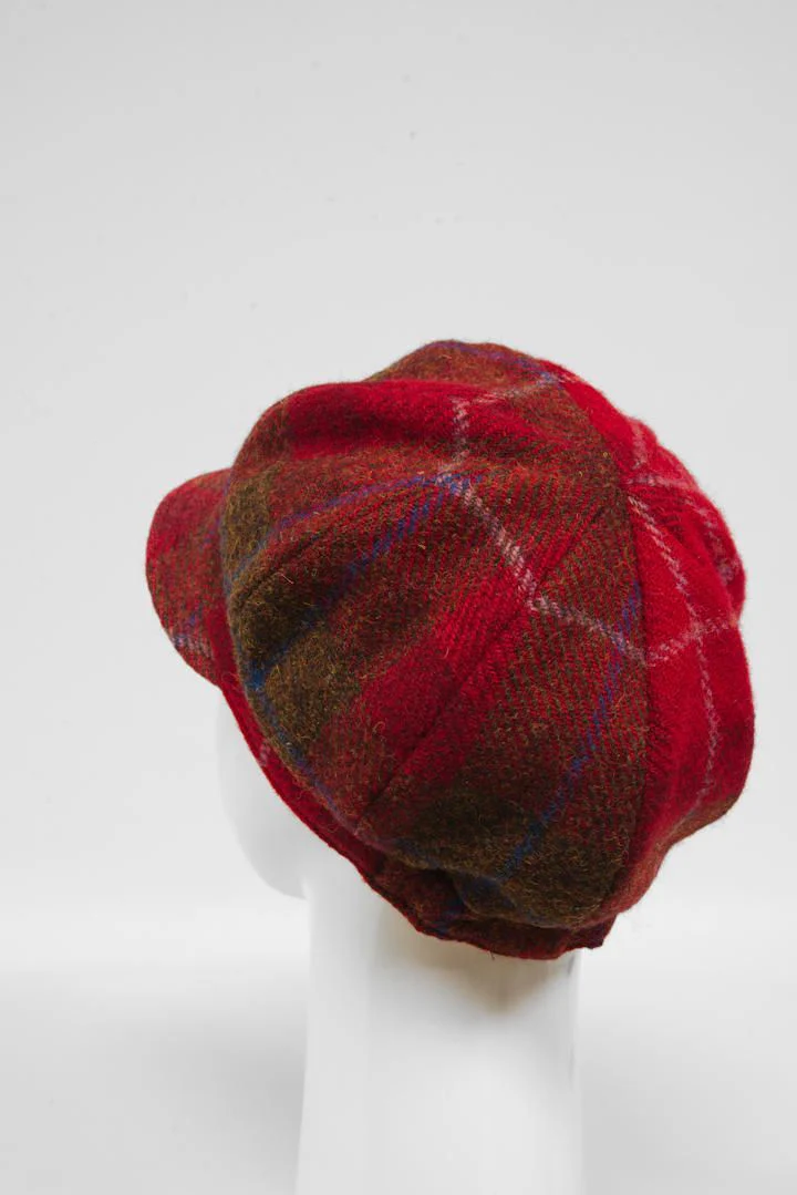 Harris Tweed Ladies Flower Hat (HW) - A001 - Image 5