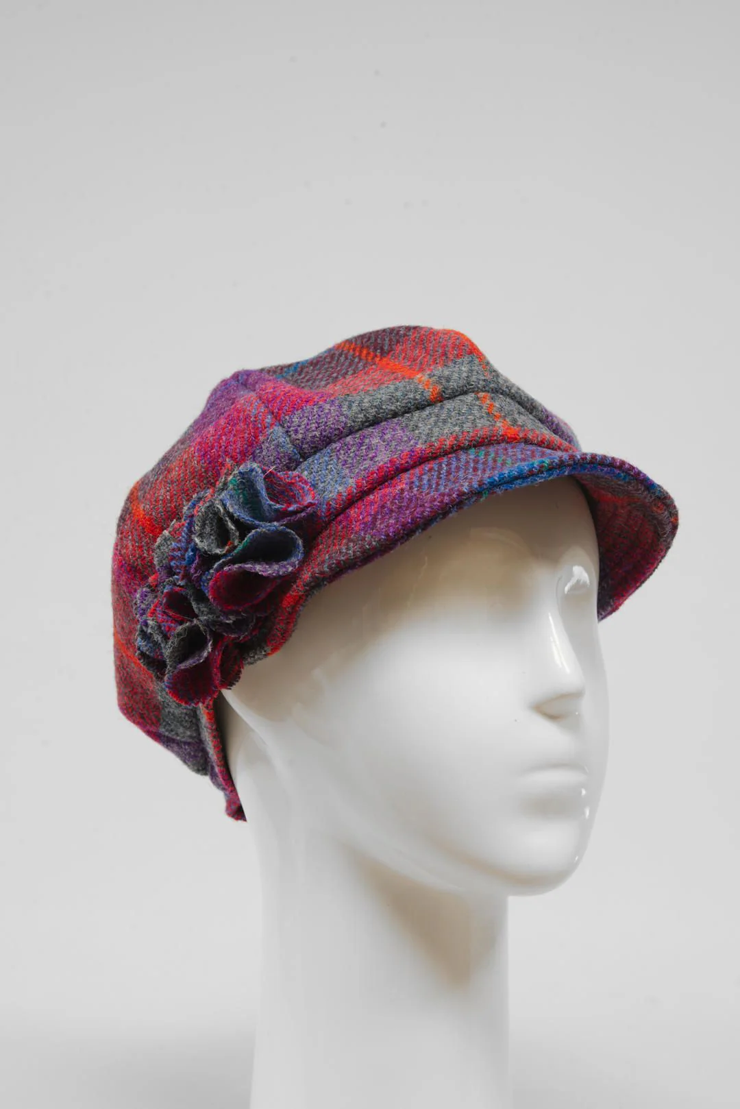 Harris Tweed Ladies Flower Hat (HW) - A0115 - Image 2