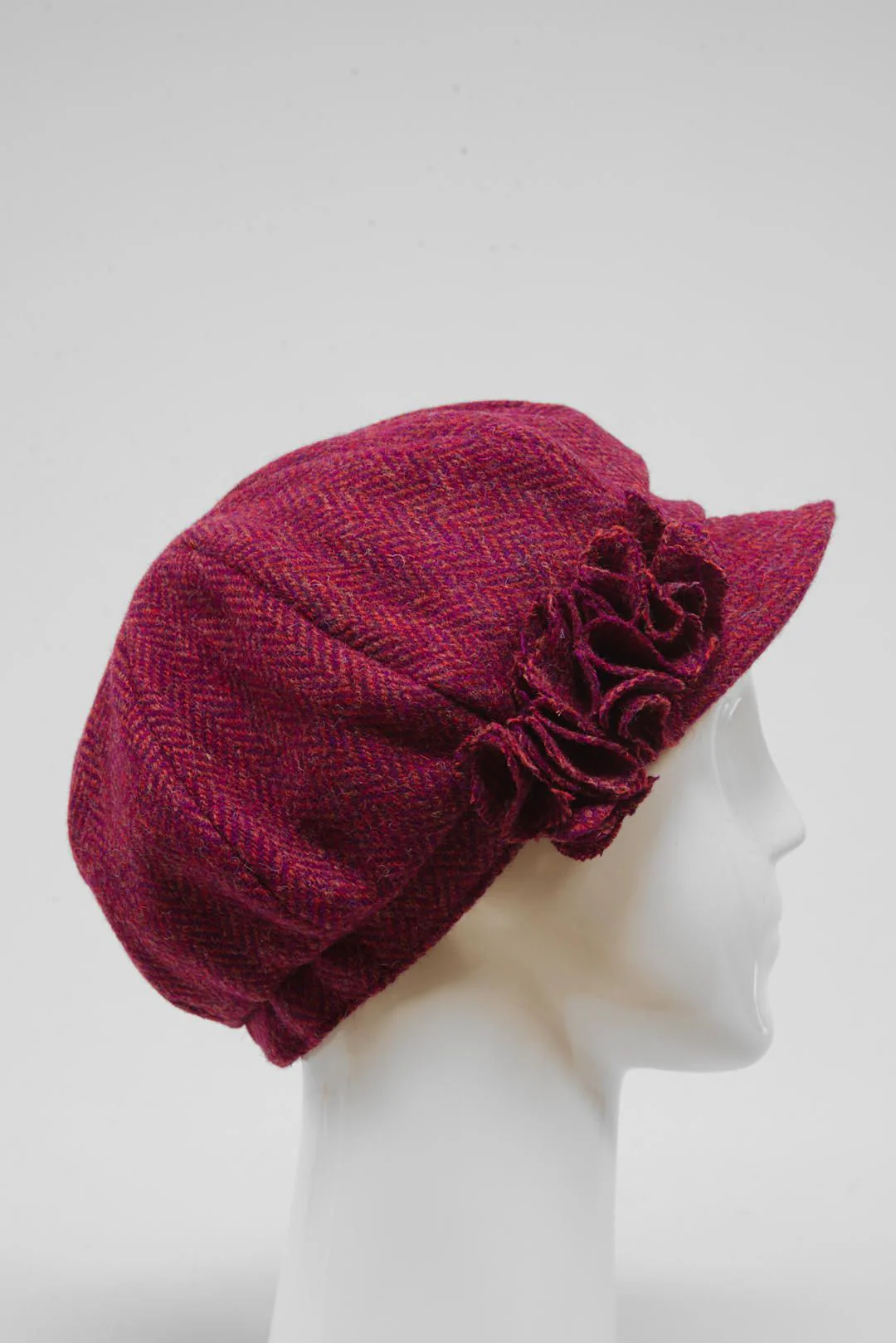 Harris Tweed Ladies Flower Hat (HW) - HB120