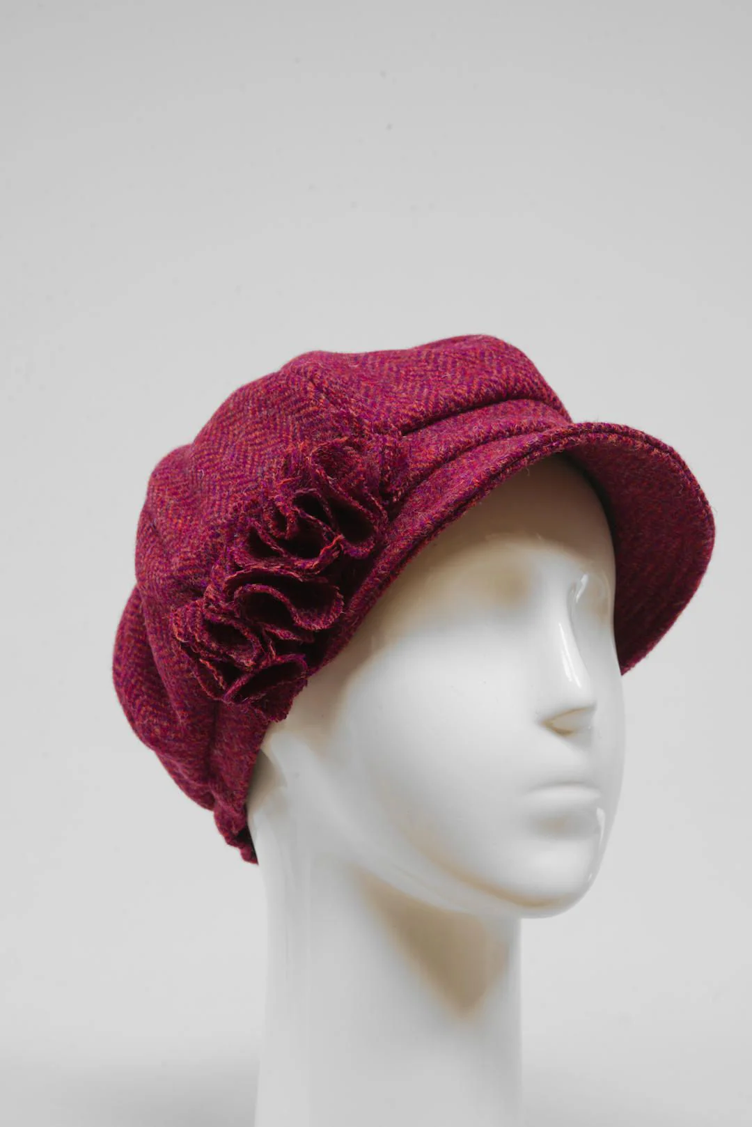 Harris Tweed Ladies Flower Hat (HW) - HB120 - Image 2