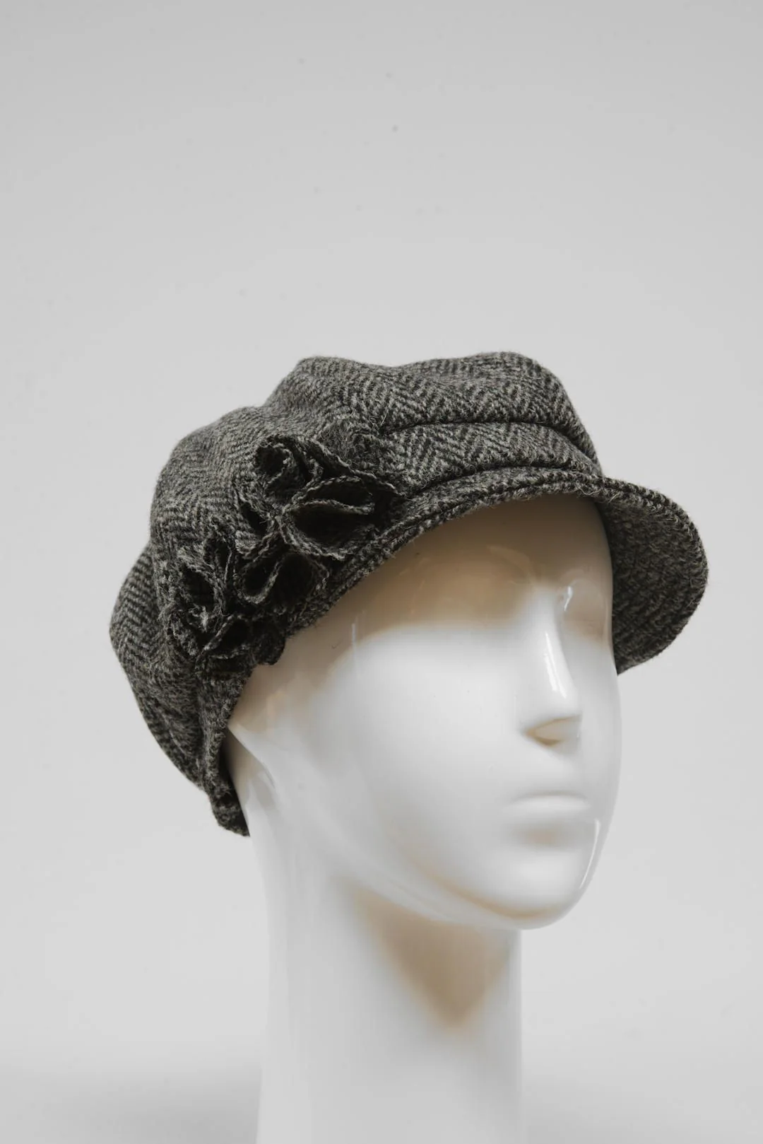 Harris Tweed Ladies Flower Hat (HW) - HB64 - Image 2