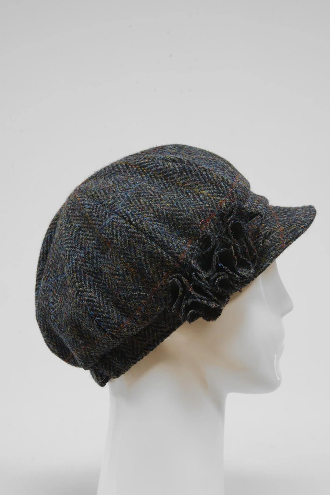 Harris Tweed Ladies Flower Hat (HW) - HB80
