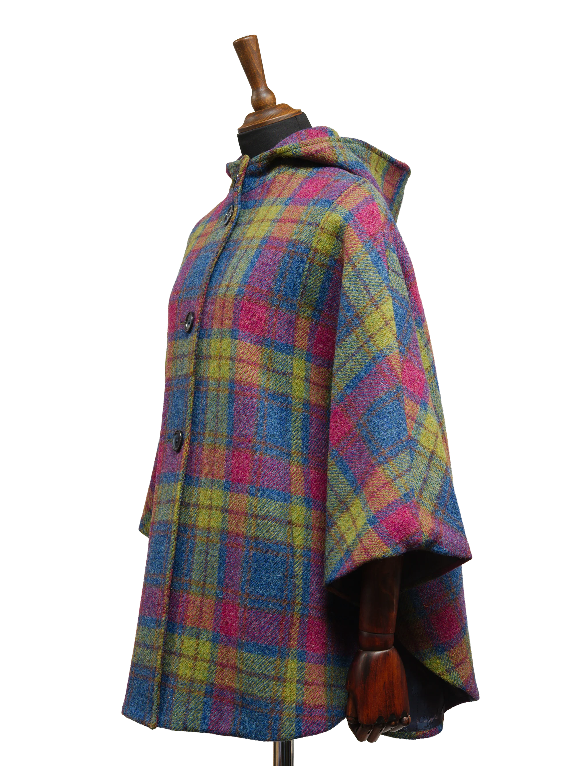 Harris Tweed Ladies Hooded Cape - A0195 - Image 3