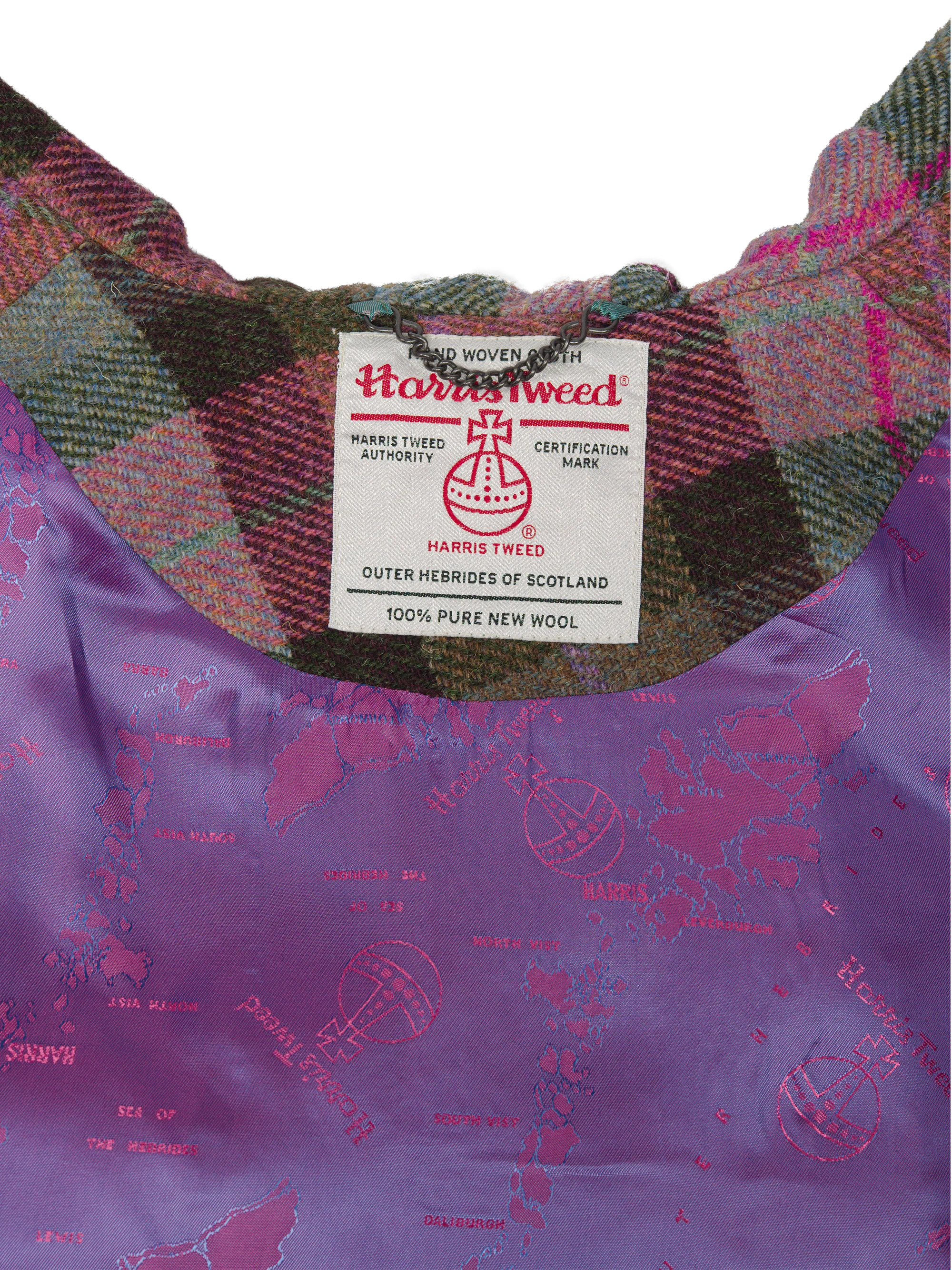Harris Tweed Ladies Hooded Cape - A0254 - Image 6
