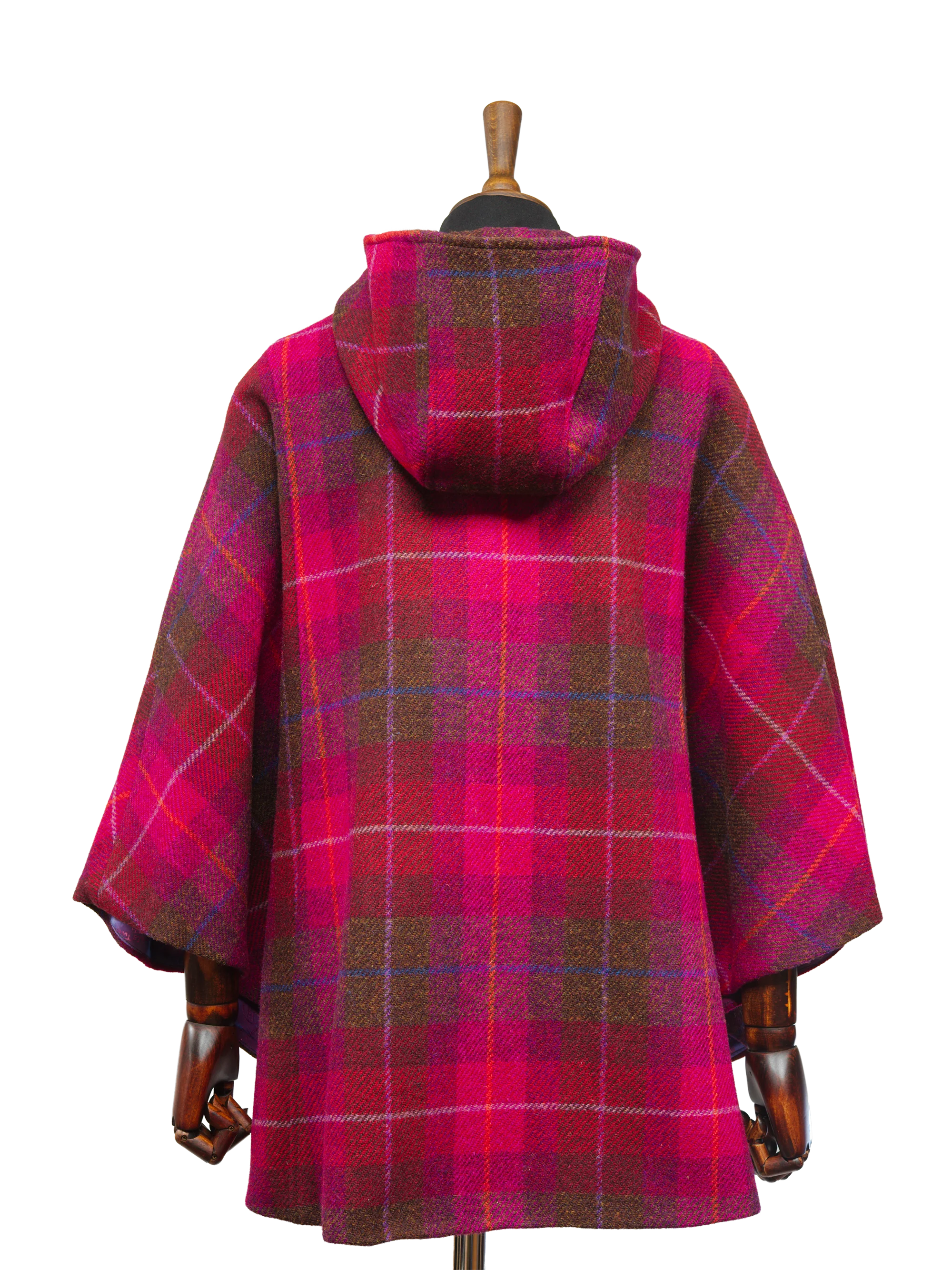 Harris Tweed Ladies Hooded Cape - A031 - Image 5